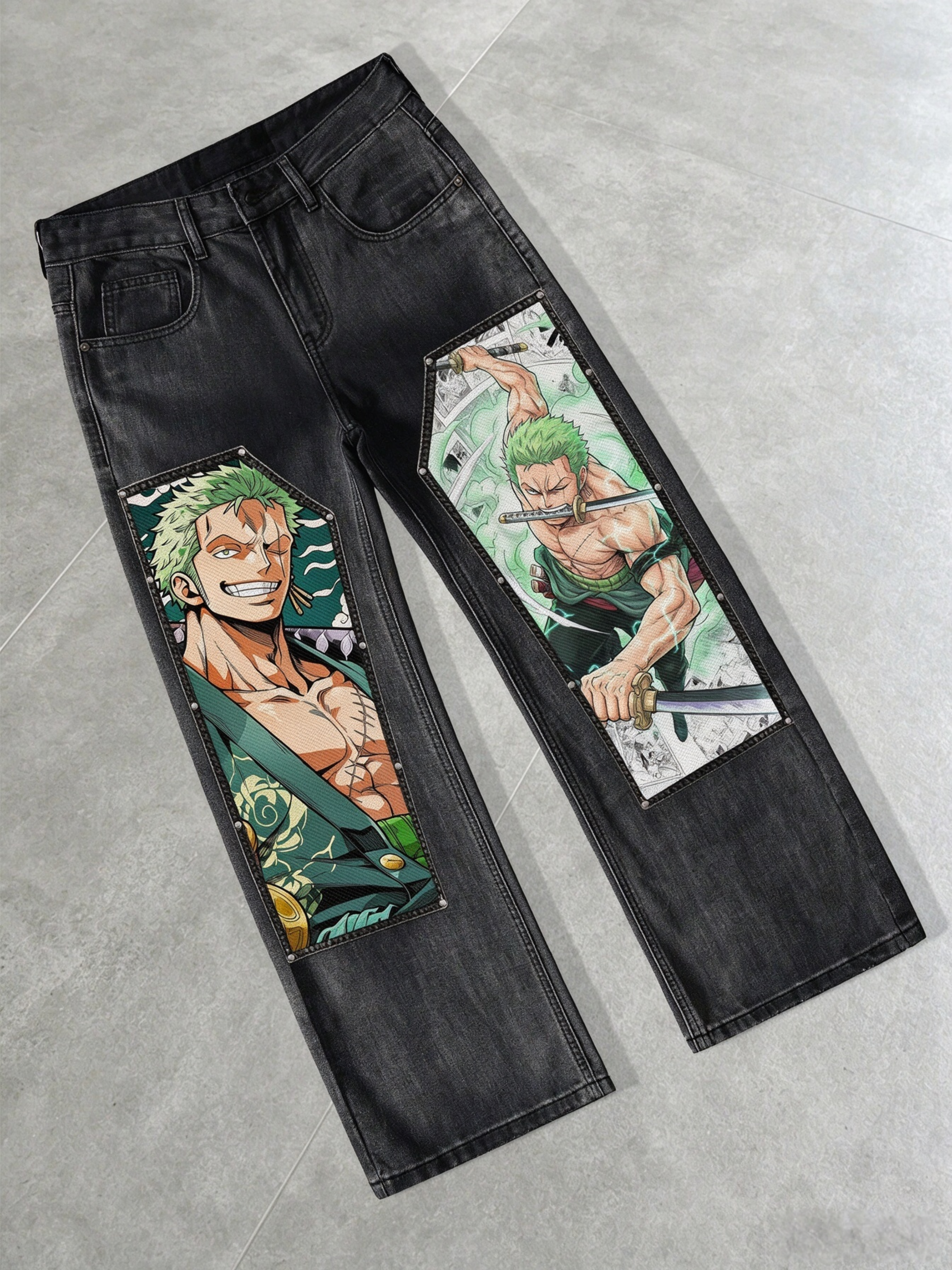 Snap-On Patch Denim