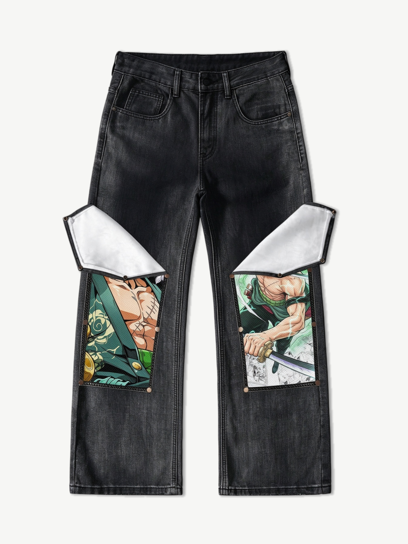 Snap-On Patch Denim