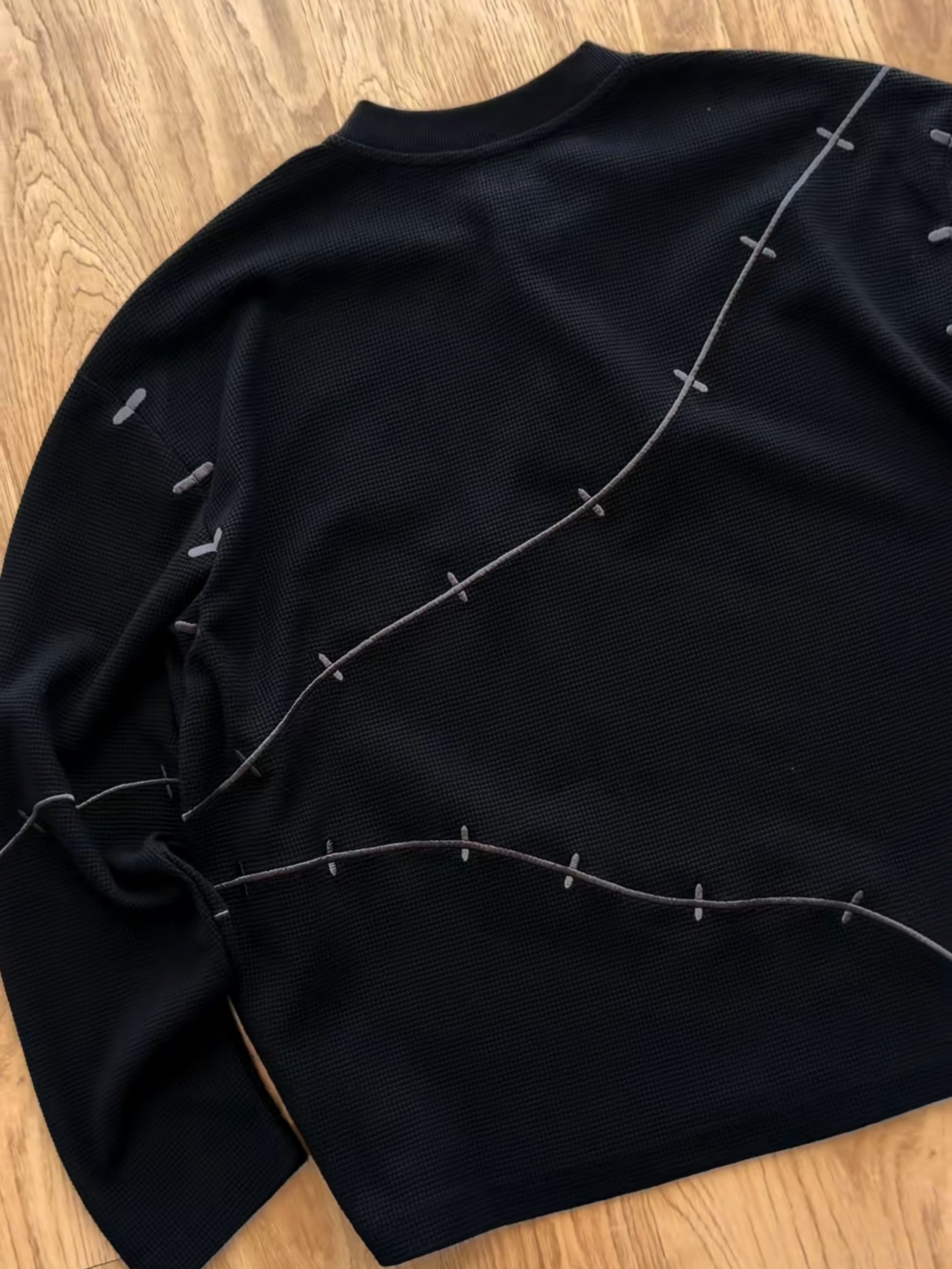 THREE STITCH HENLEY