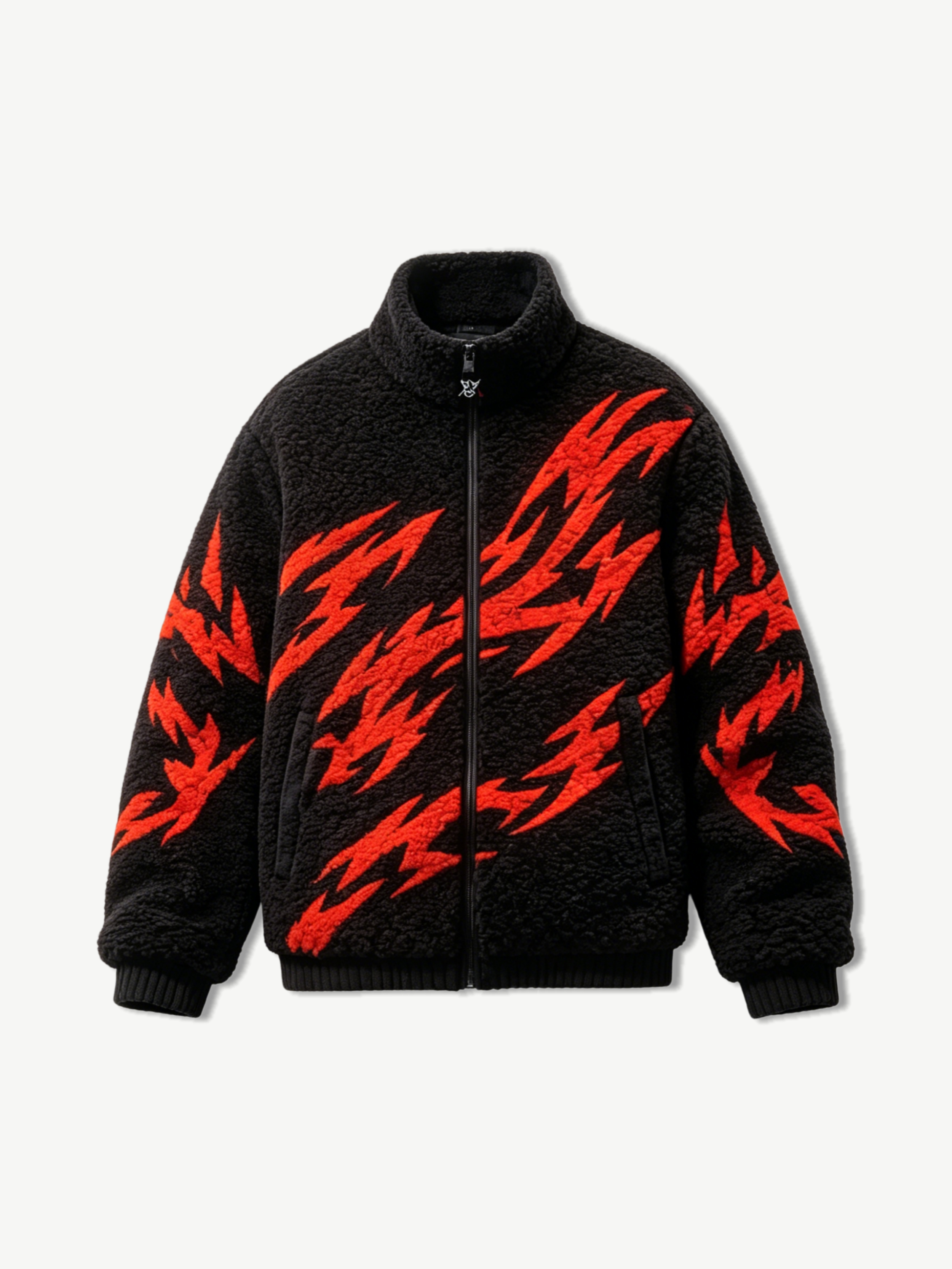 THREE-SCAR FLEECE JACKET