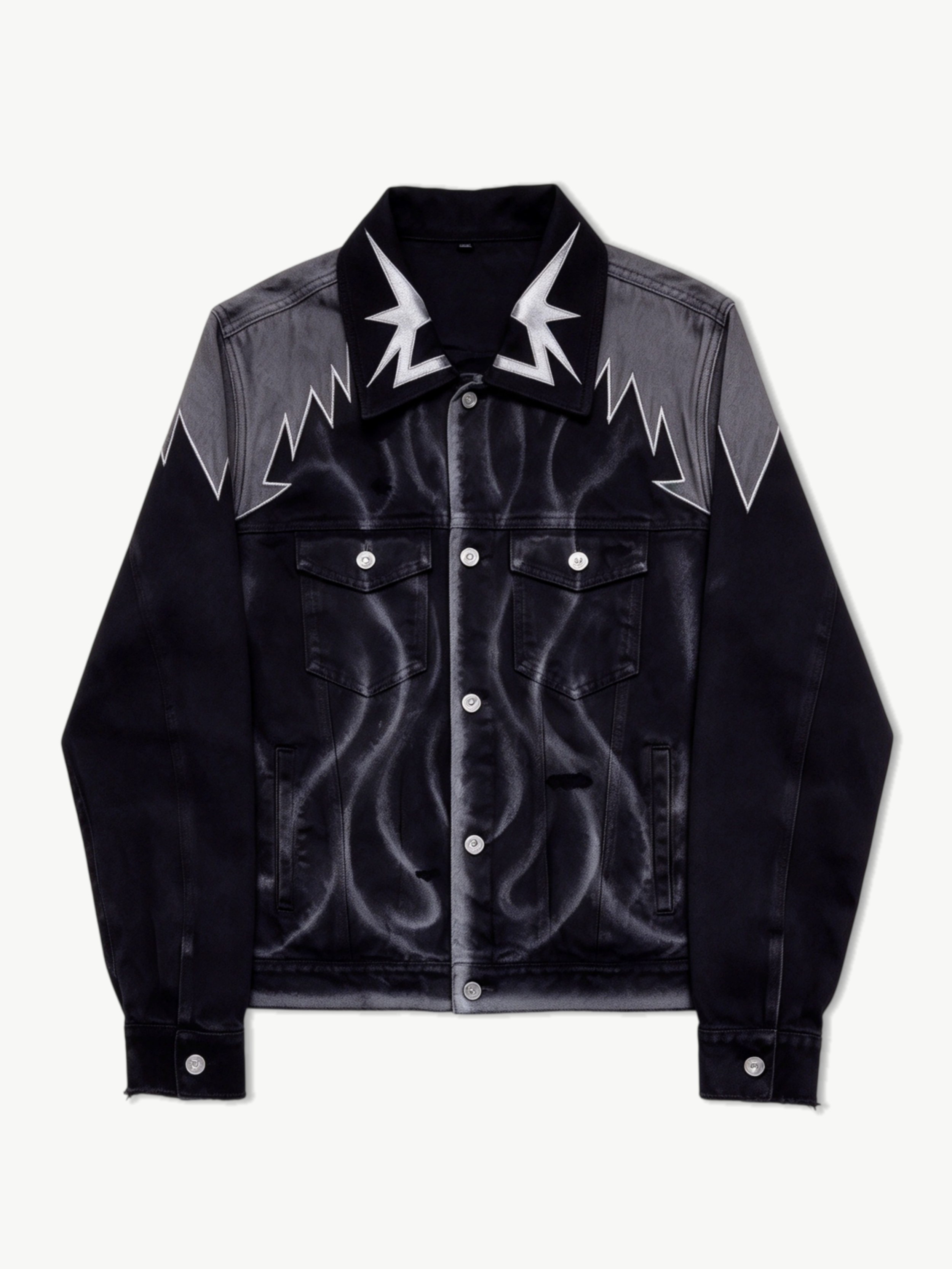 PAPER WING WASHED DENIM JACKET