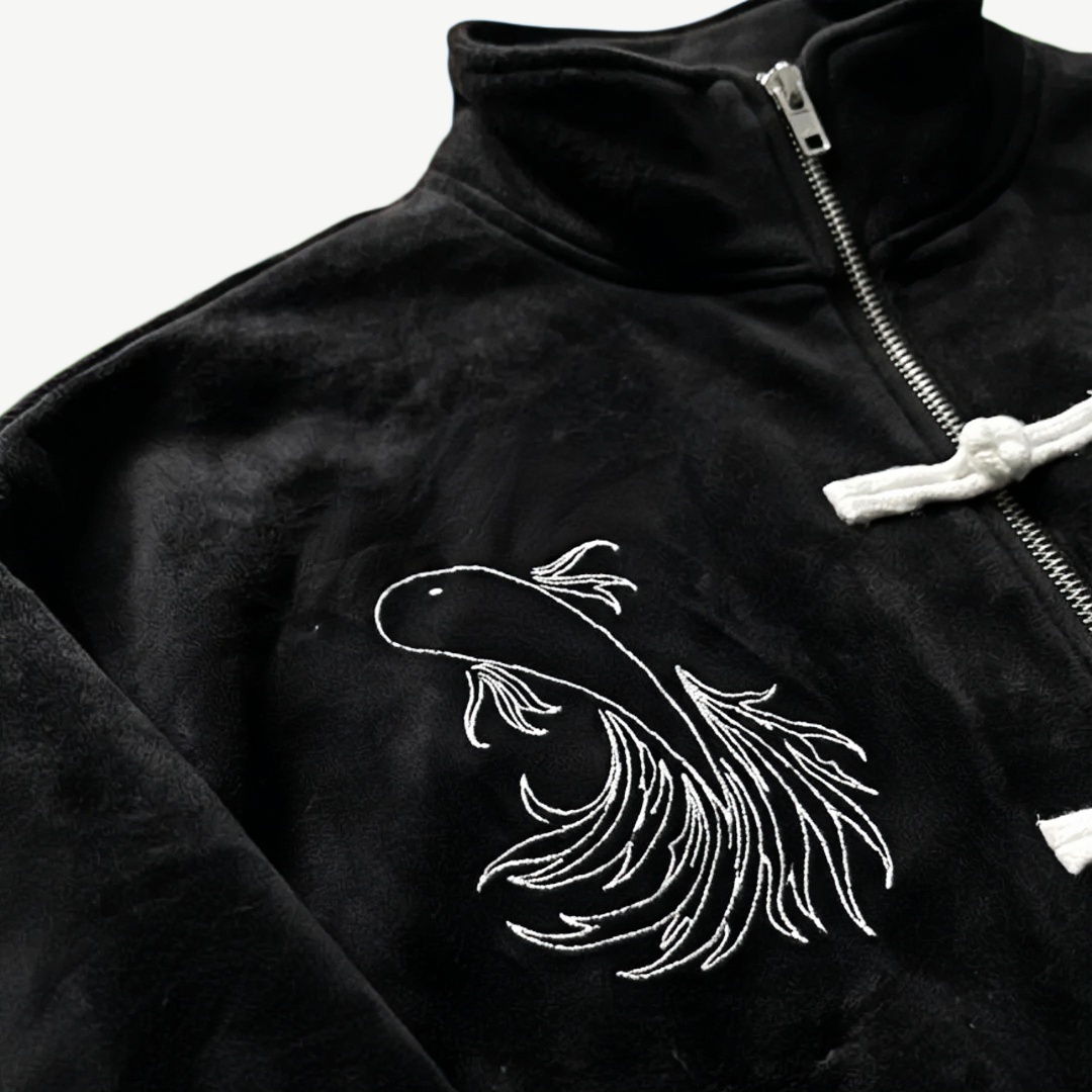 MANDARIN COLLAR JACKET