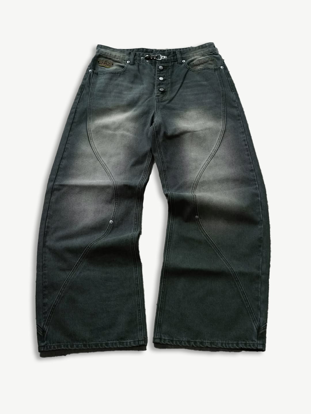 GALLOP RACER WIDE-LEG DENIM