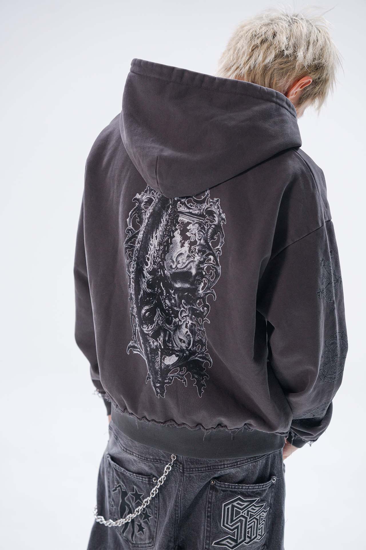 VOID THRONE ZIP HOODIE