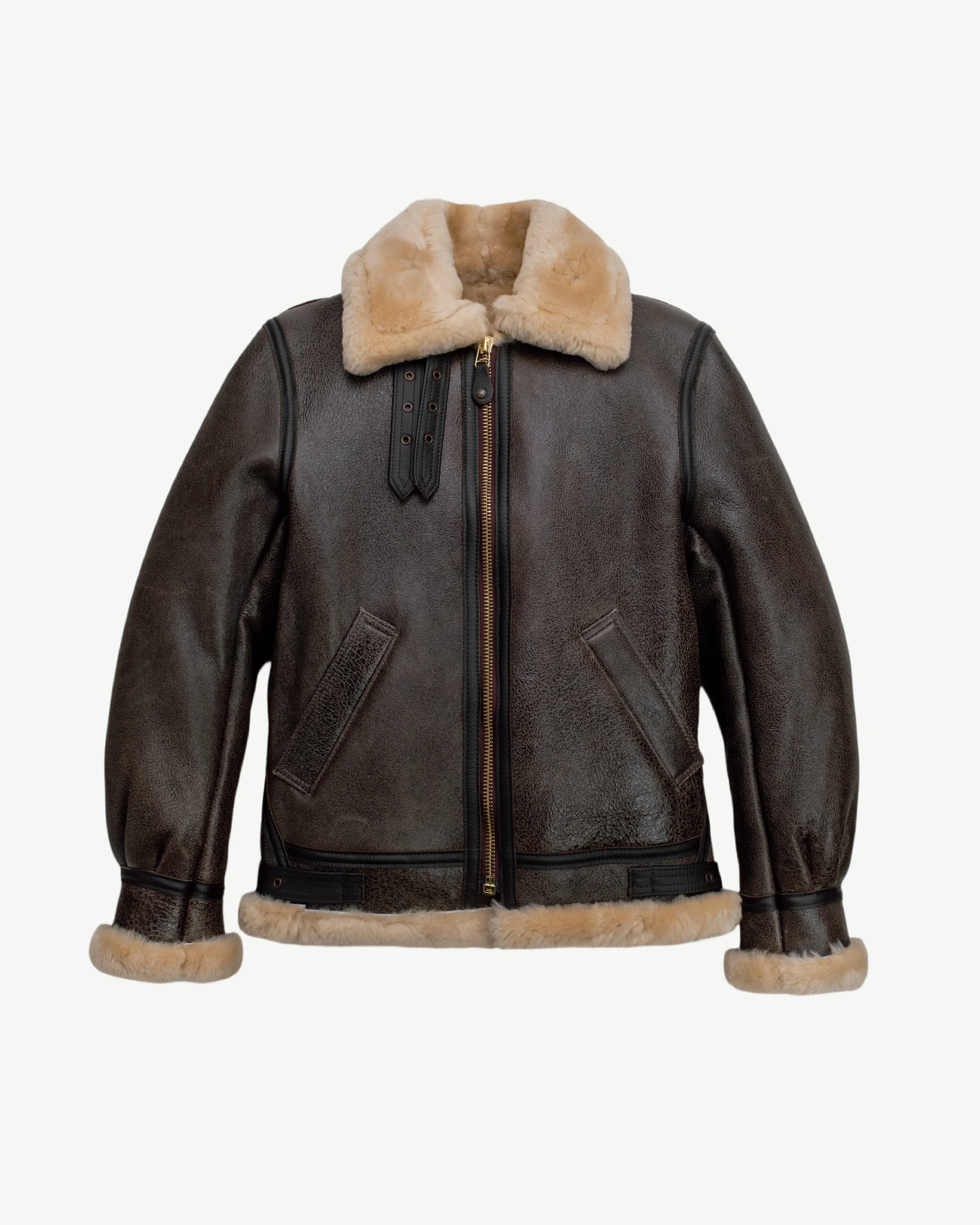 CLASSIC SHEEPSKIN BOMBER JACKET