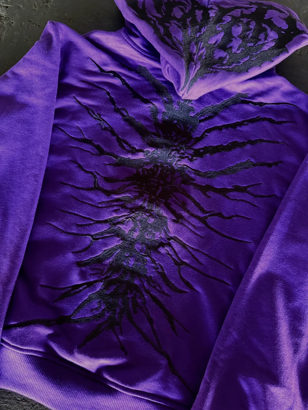 “GHOUL” ZIP-UP TRACKSUIT | PURPLE