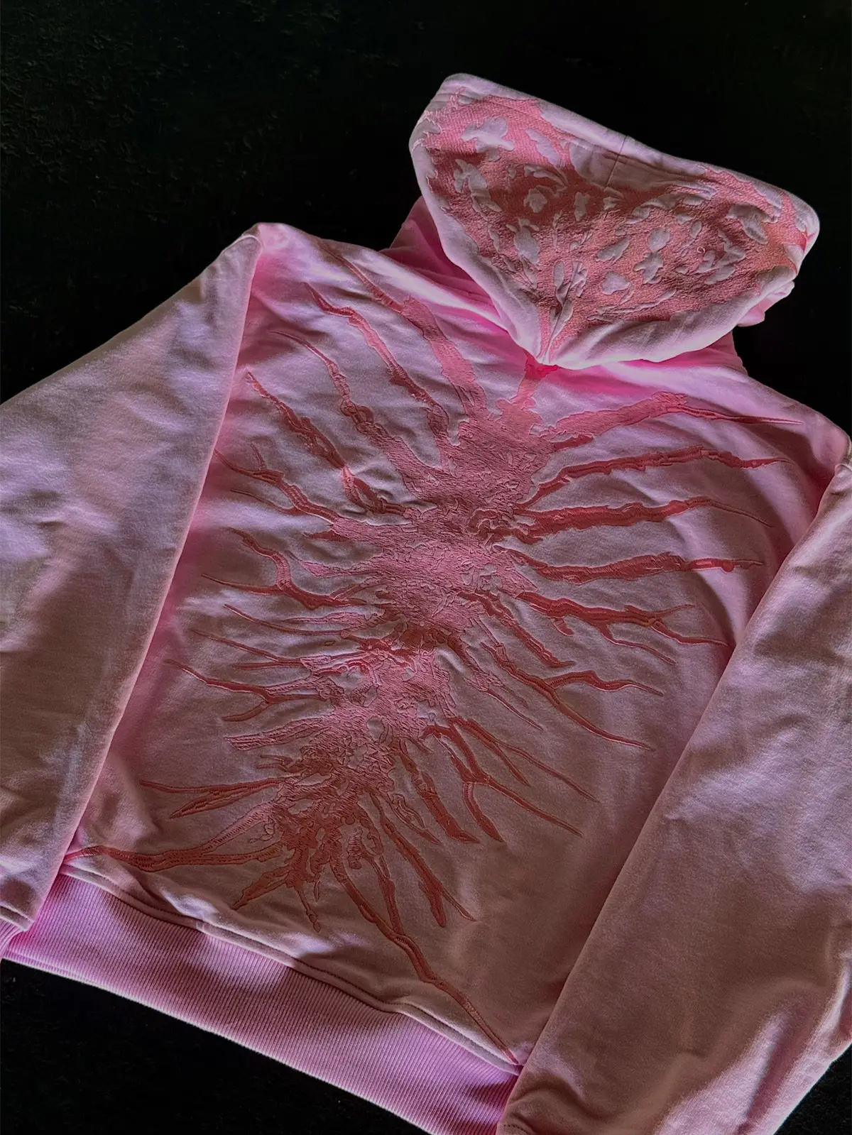 “GHOUL” ZIP-UP TRACKSUIT | LIGHT PINK