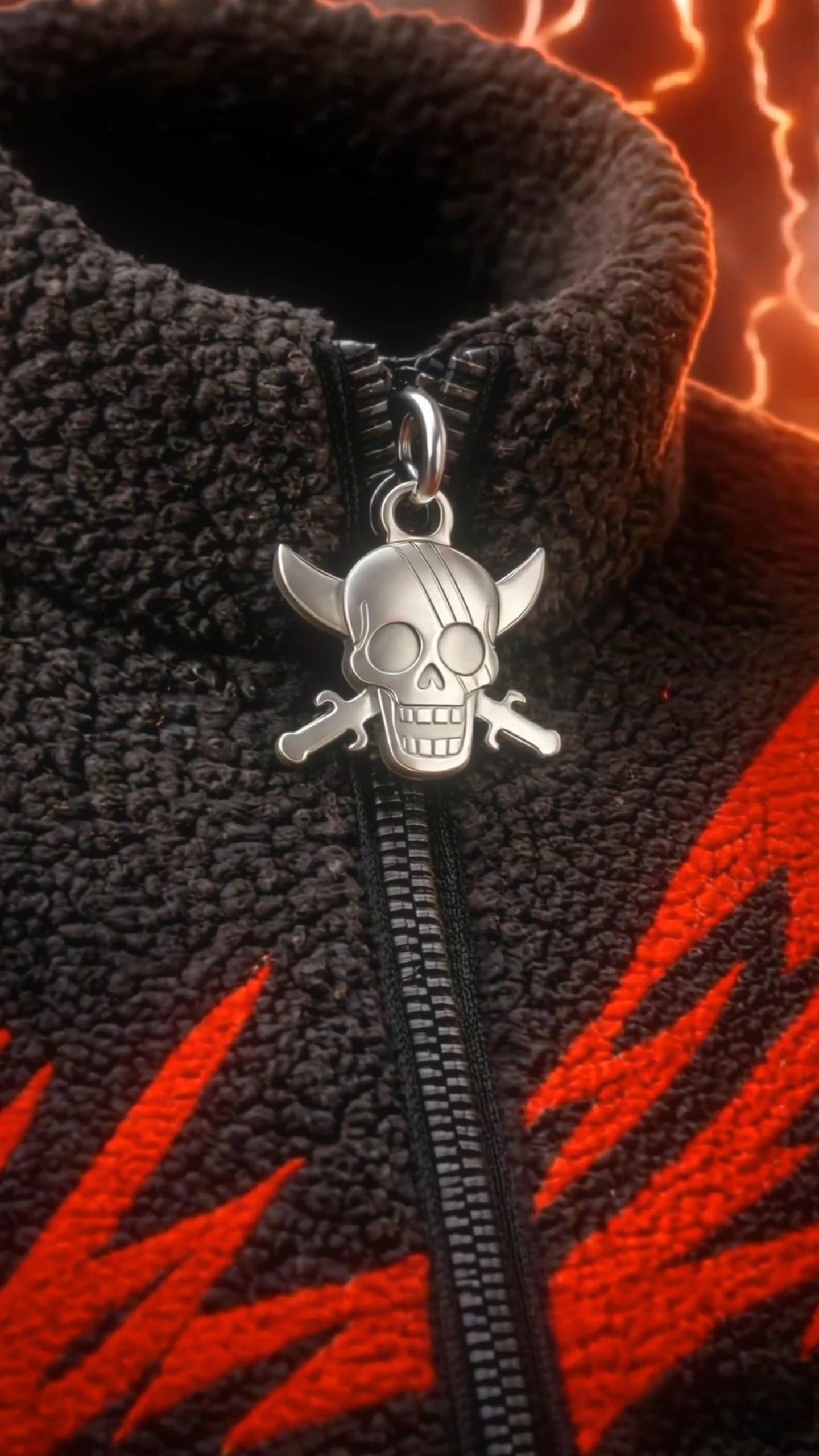 THREE-SCAR FLEECE JACKET