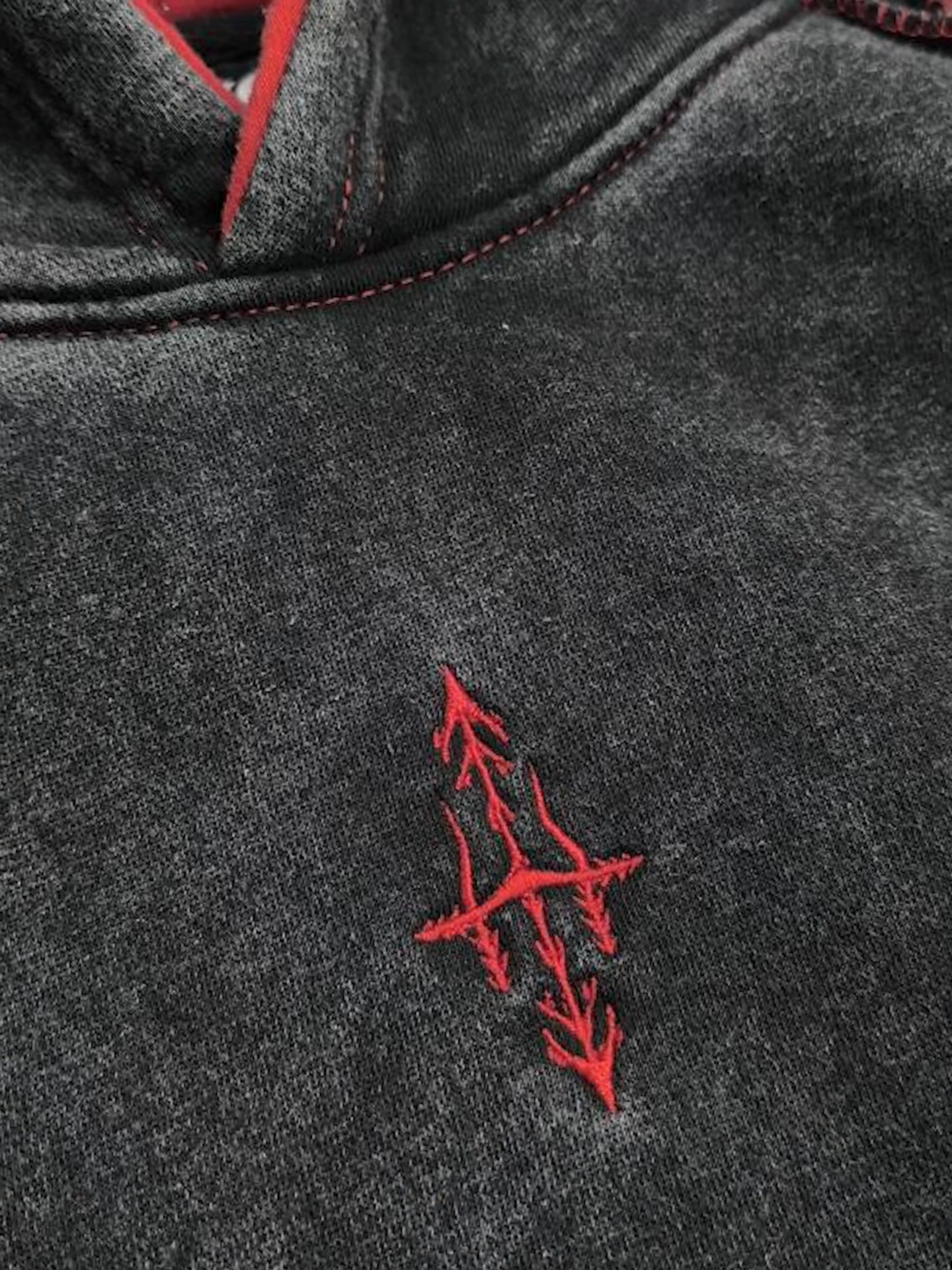 RED CURSED HOODIE