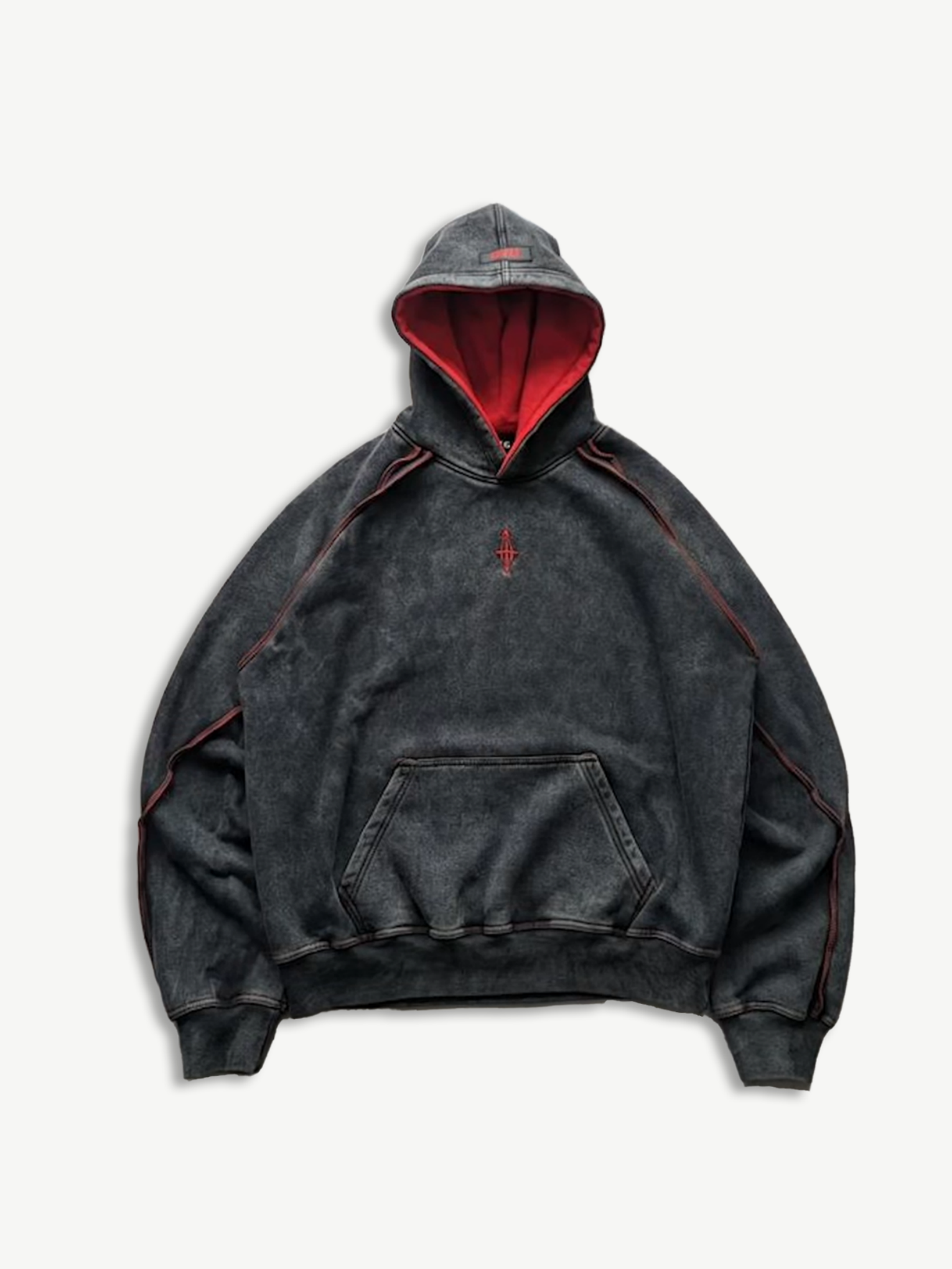 RED CURSED HOODIE