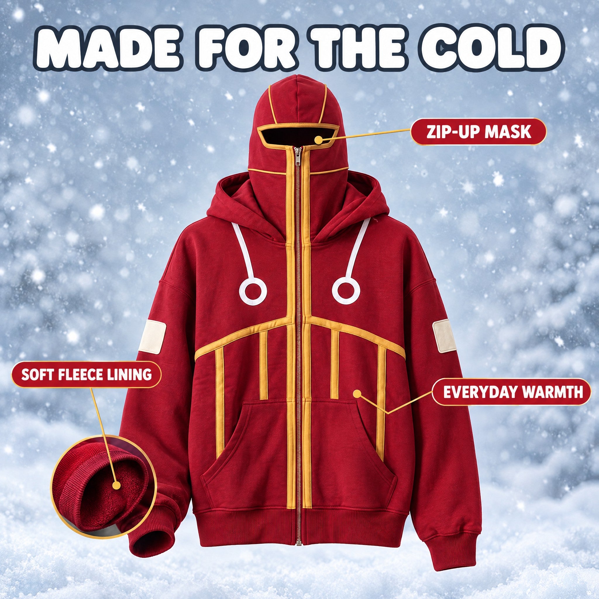 MASK SPAN HOODIE
