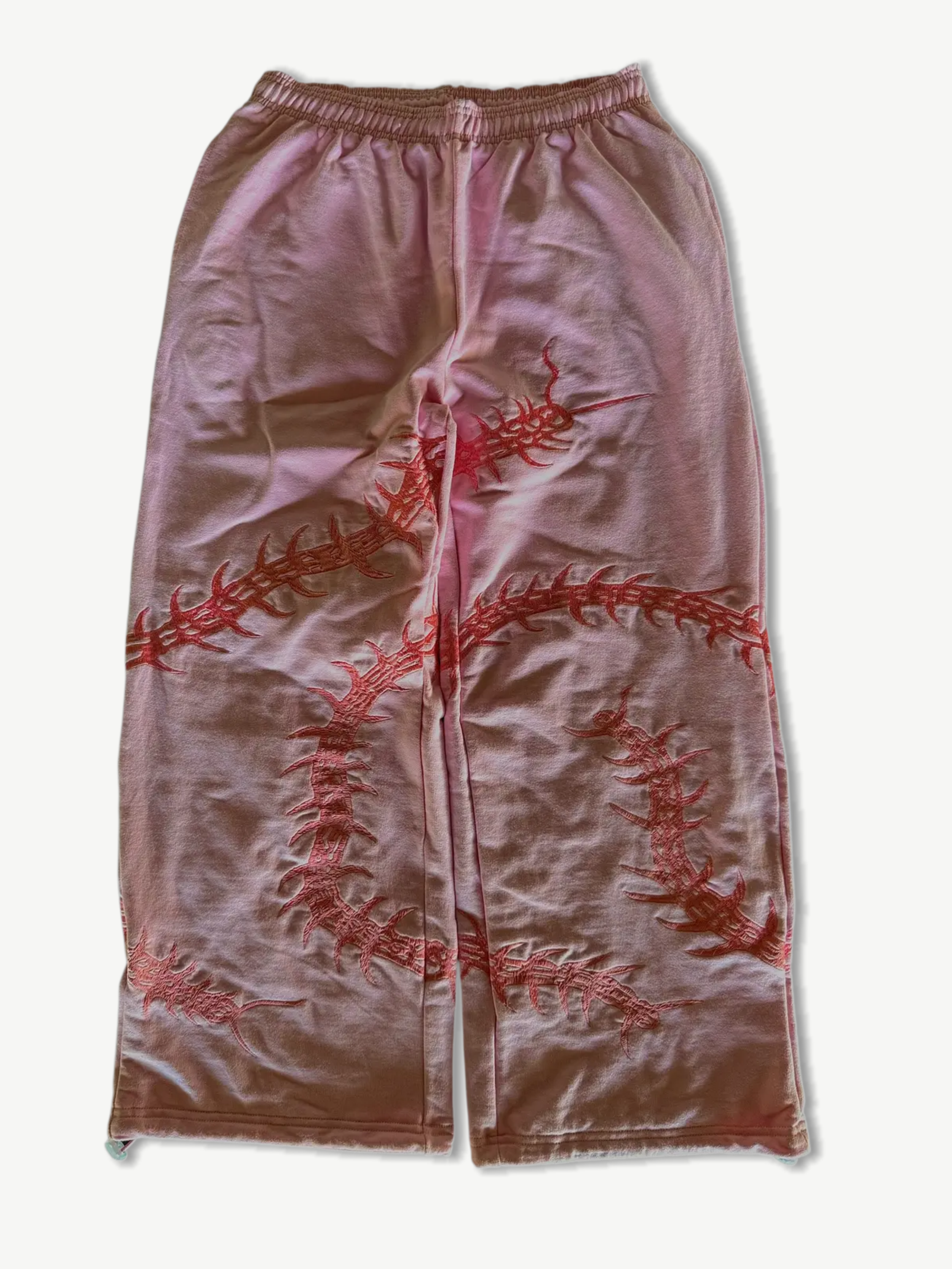 “GHOUL” ZIP-UP TRACKSUIT | LIGHT PINK