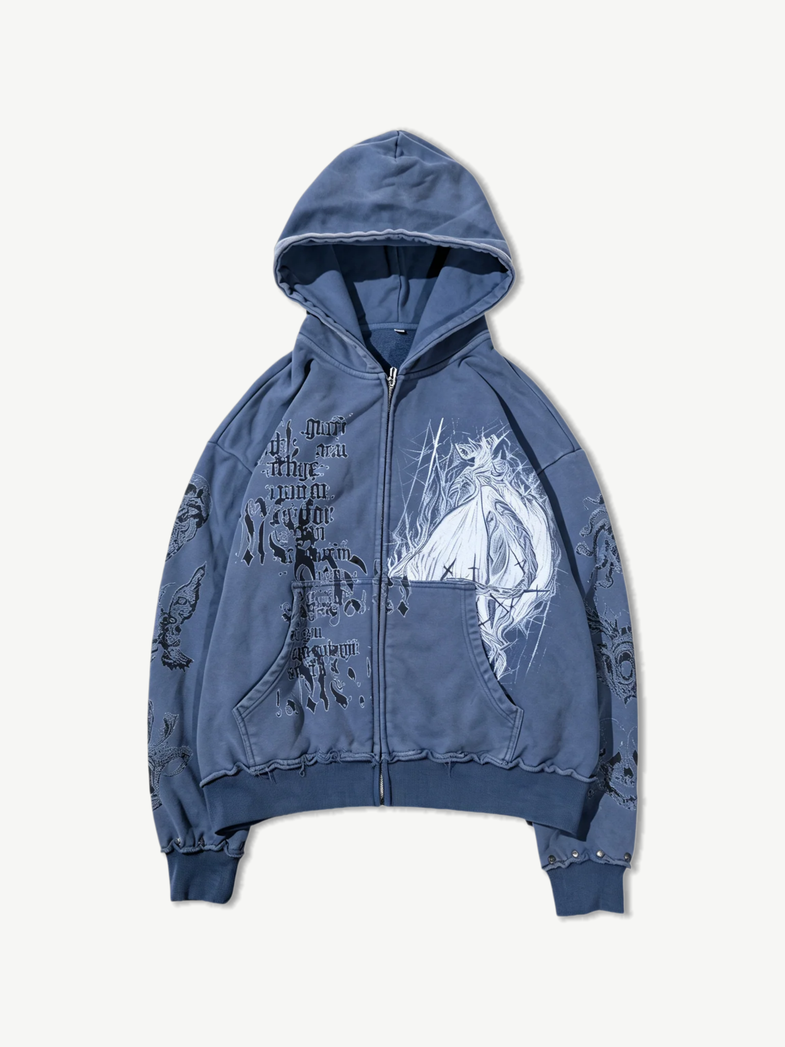 AZURE SPAN ZIP HOODIE