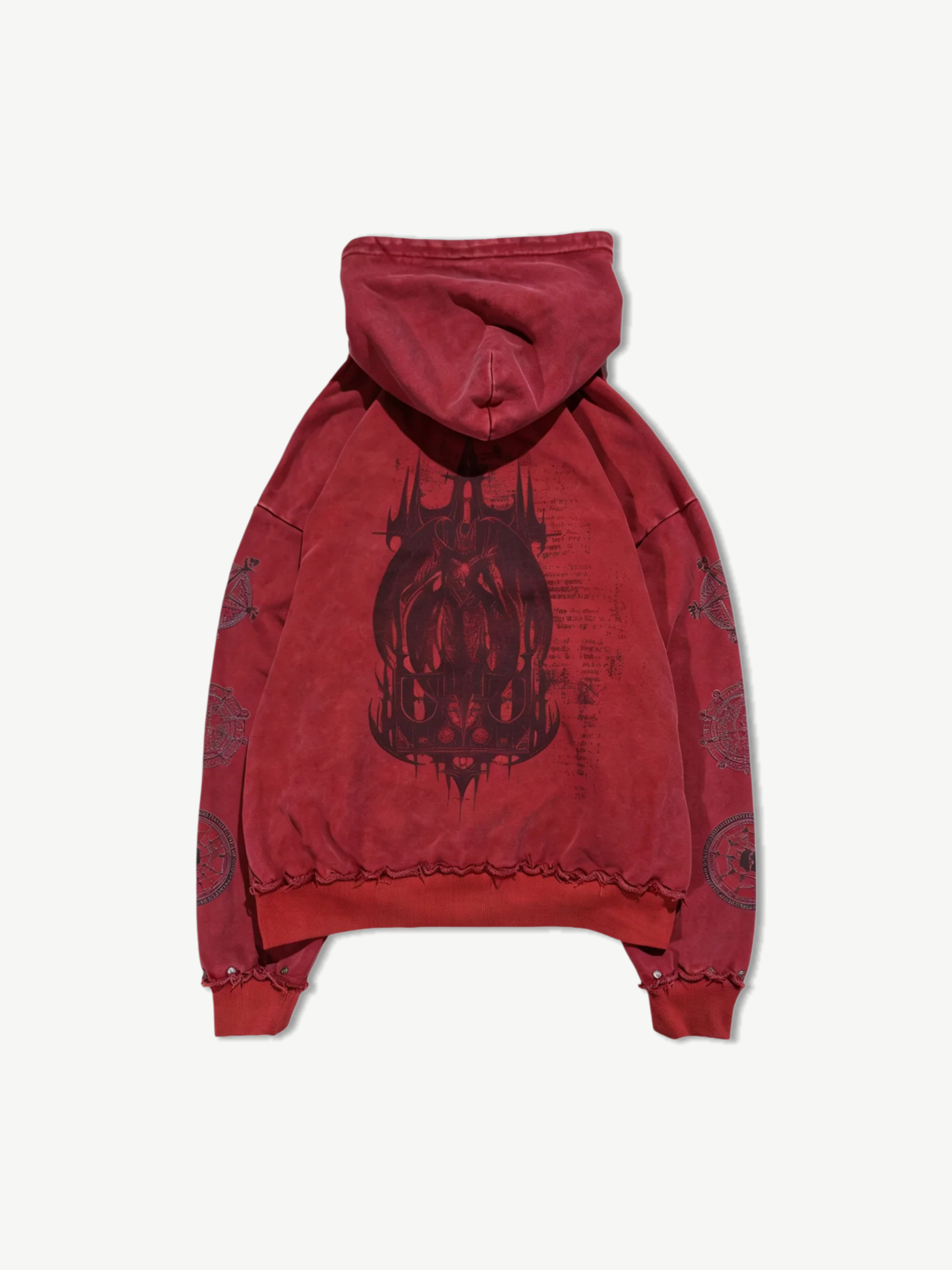 SCARLET GATE ZIP HOODIE