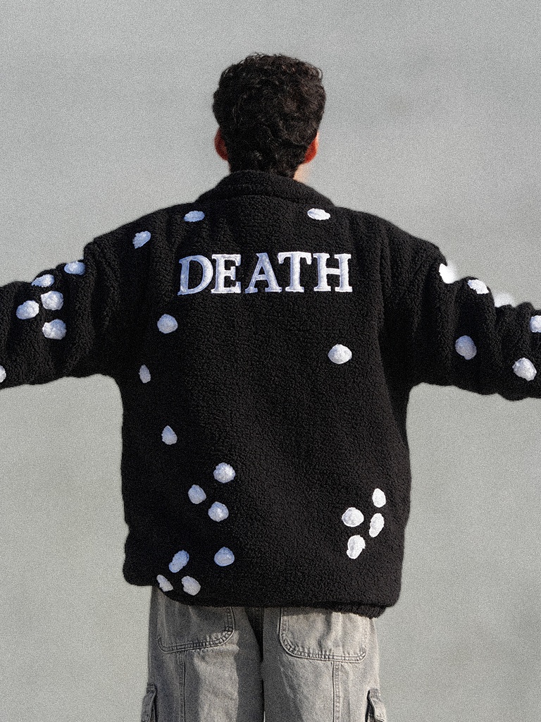 HEART FLAME SHERPA JACKET