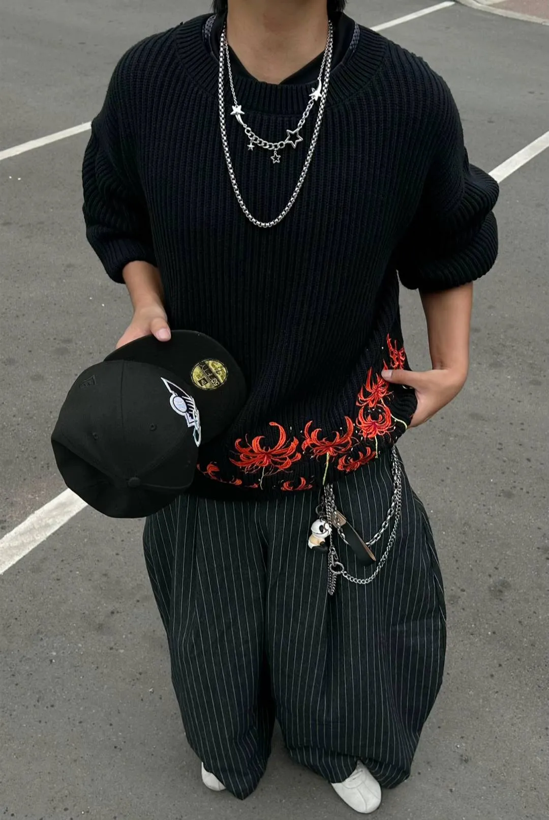 SPIDER LILY KNIT SWEATER