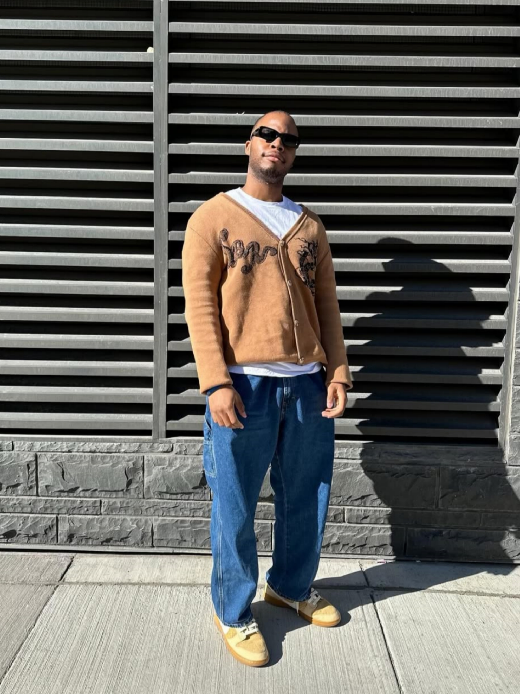 VINTAGE SKETCH KNIT CARDIGAN