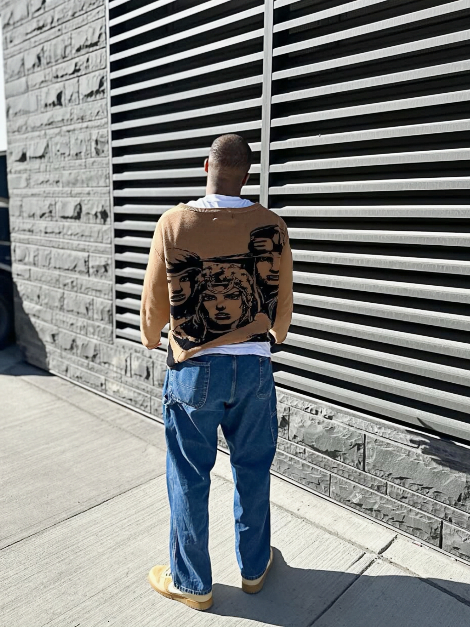 VINTAGE SKETCH KNIT CARDIGAN