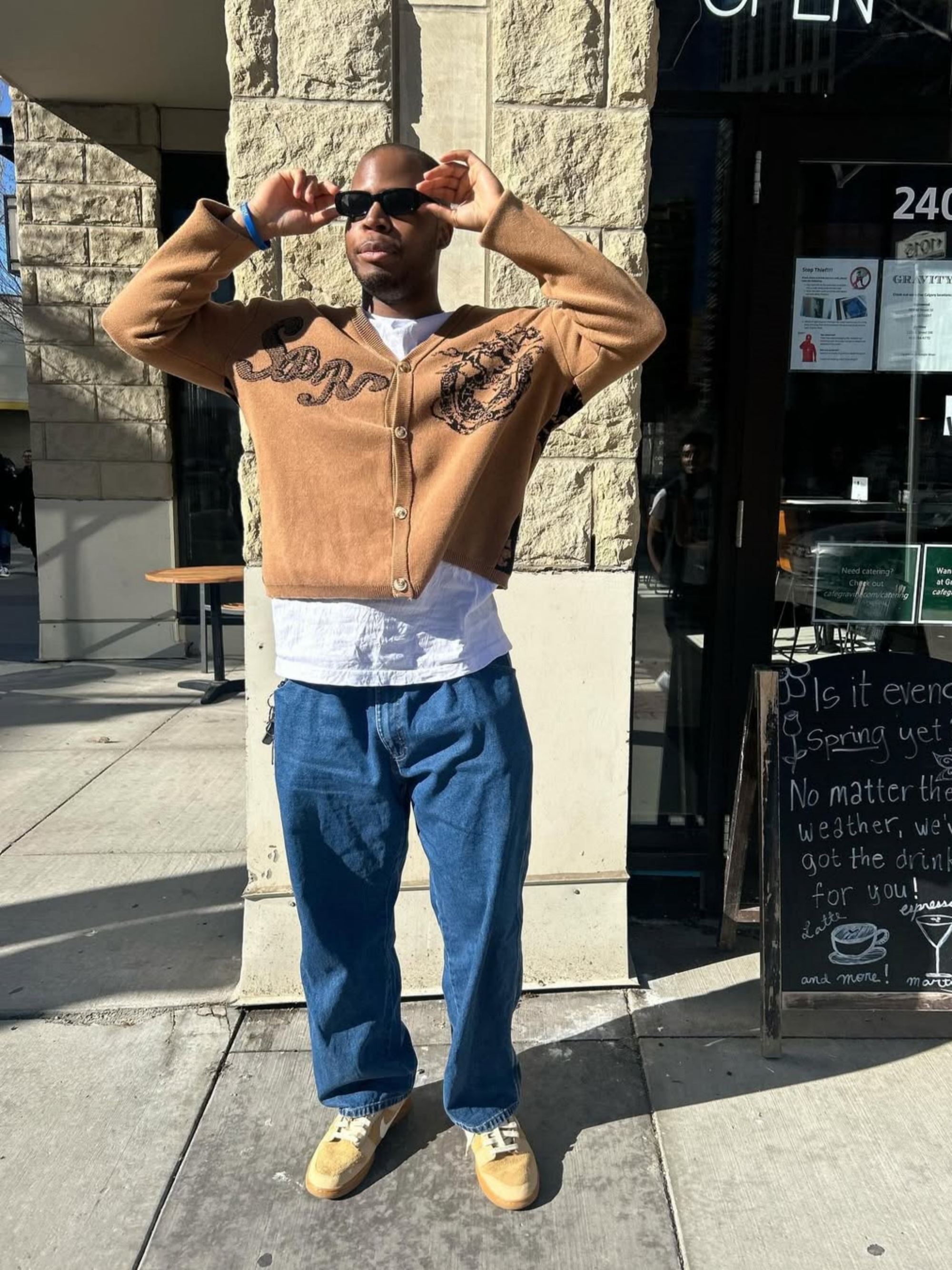 VINTAGE SKETCH KNIT CARDIGAN