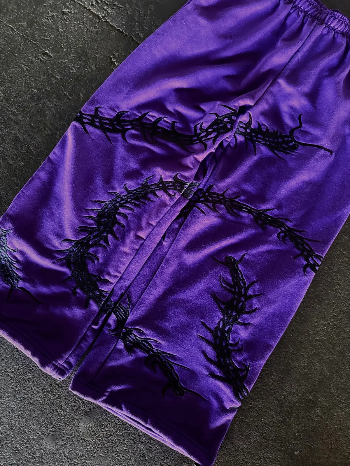 “GHOUL” ZIP-UP TRACKSUIT | PURPLE