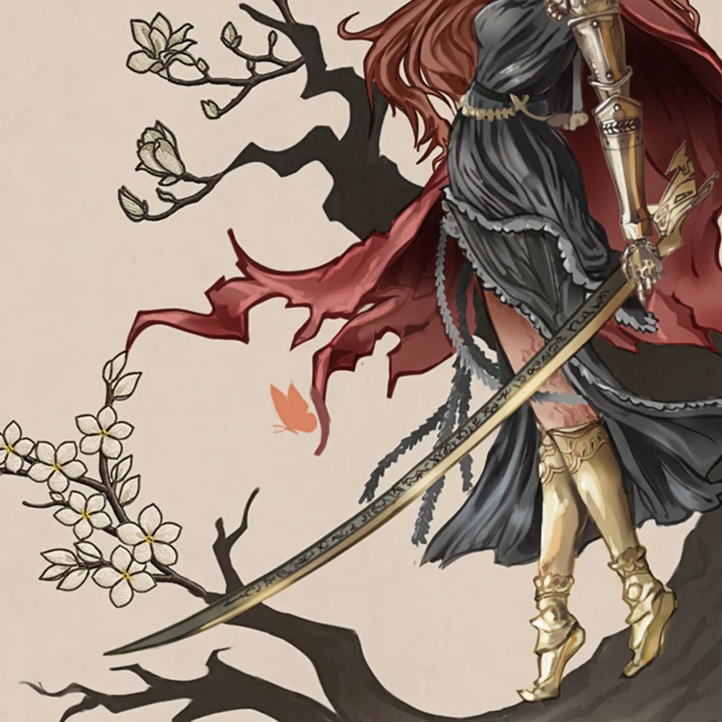 SCARLET BLOOM HOODIE