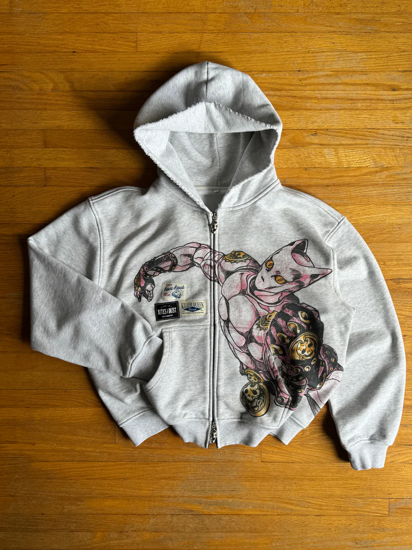 DEADLY BLOOM ZIP HOODIE