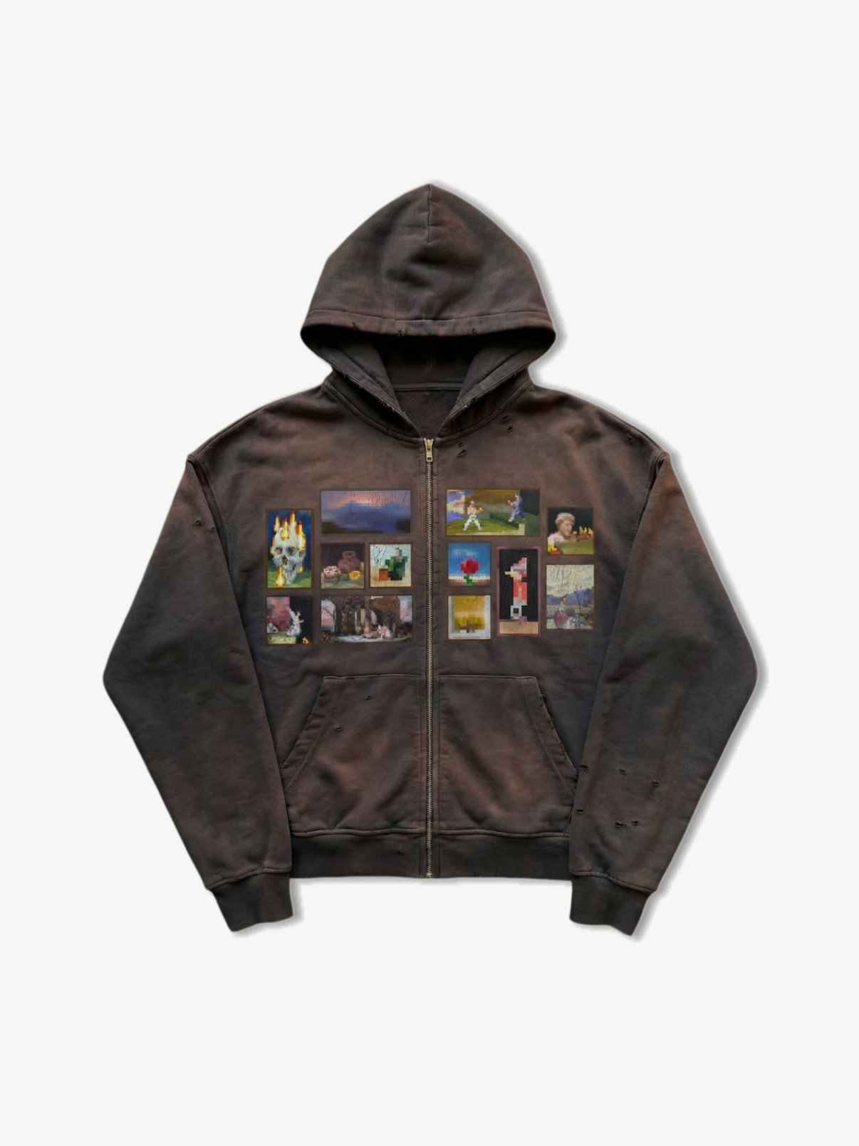 GALLERY PIXELS ZIP UP