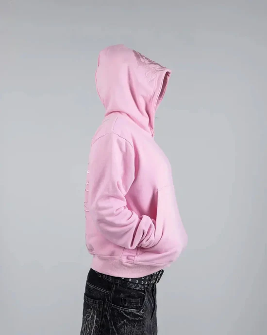 “GHOUL” HOODIE | PINK