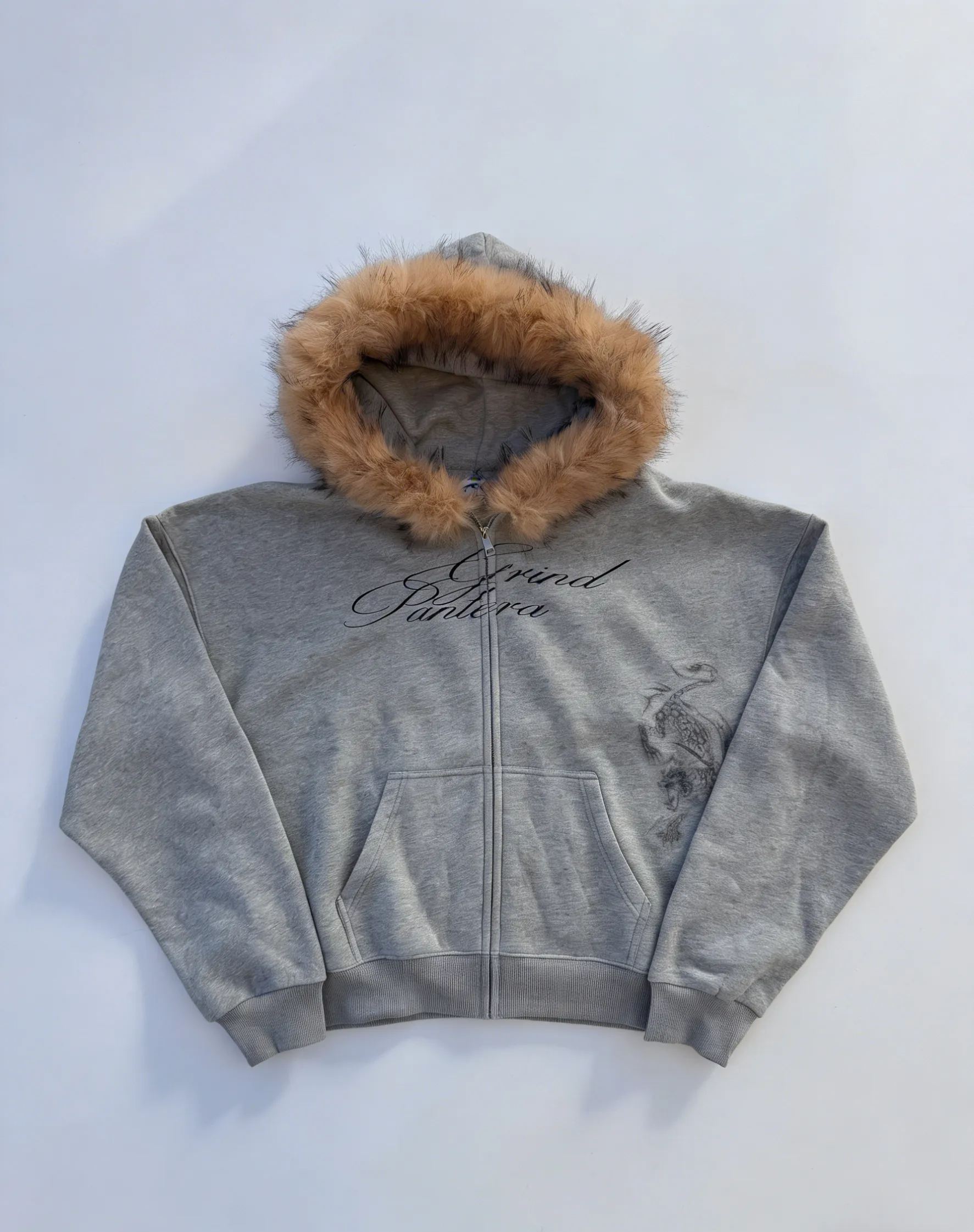 GRIND PANTERA FUR ZIP UP