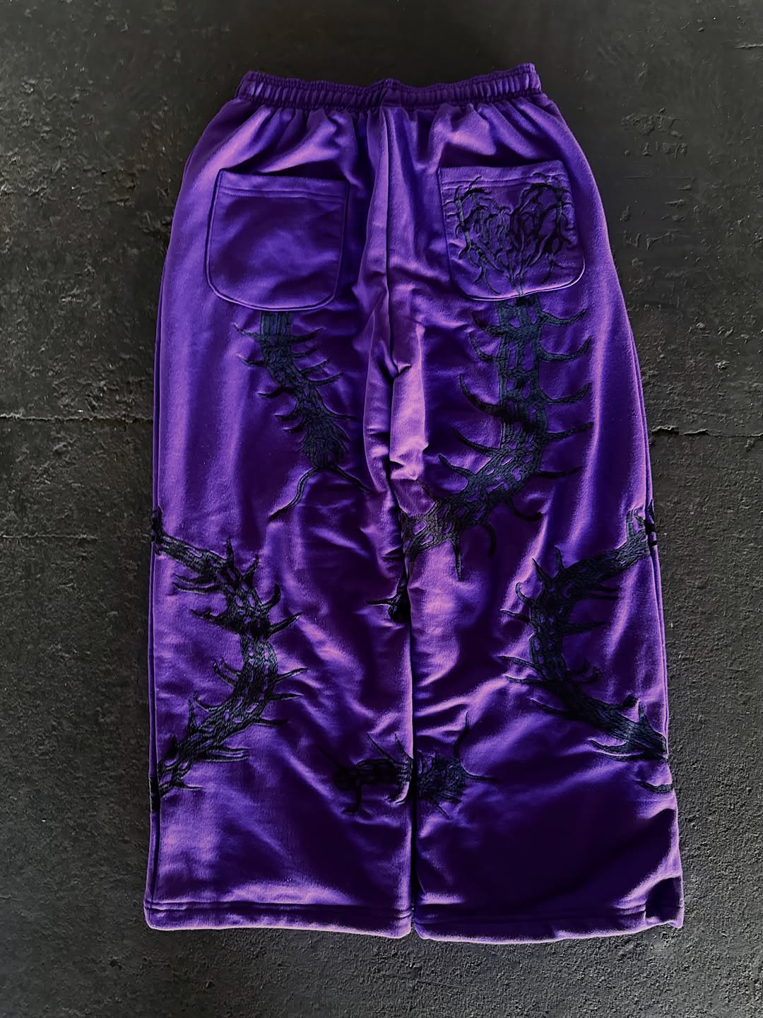 “GHOUL” ZIP-UP TRACKSUIT | PURPLE
