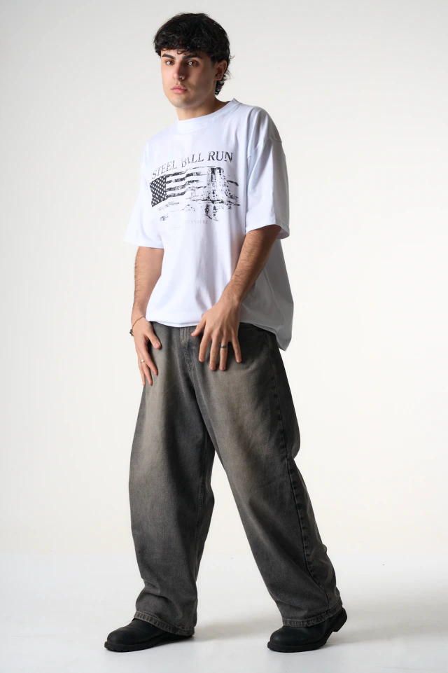 Western Frontier Vintage Flag Cropped Tee