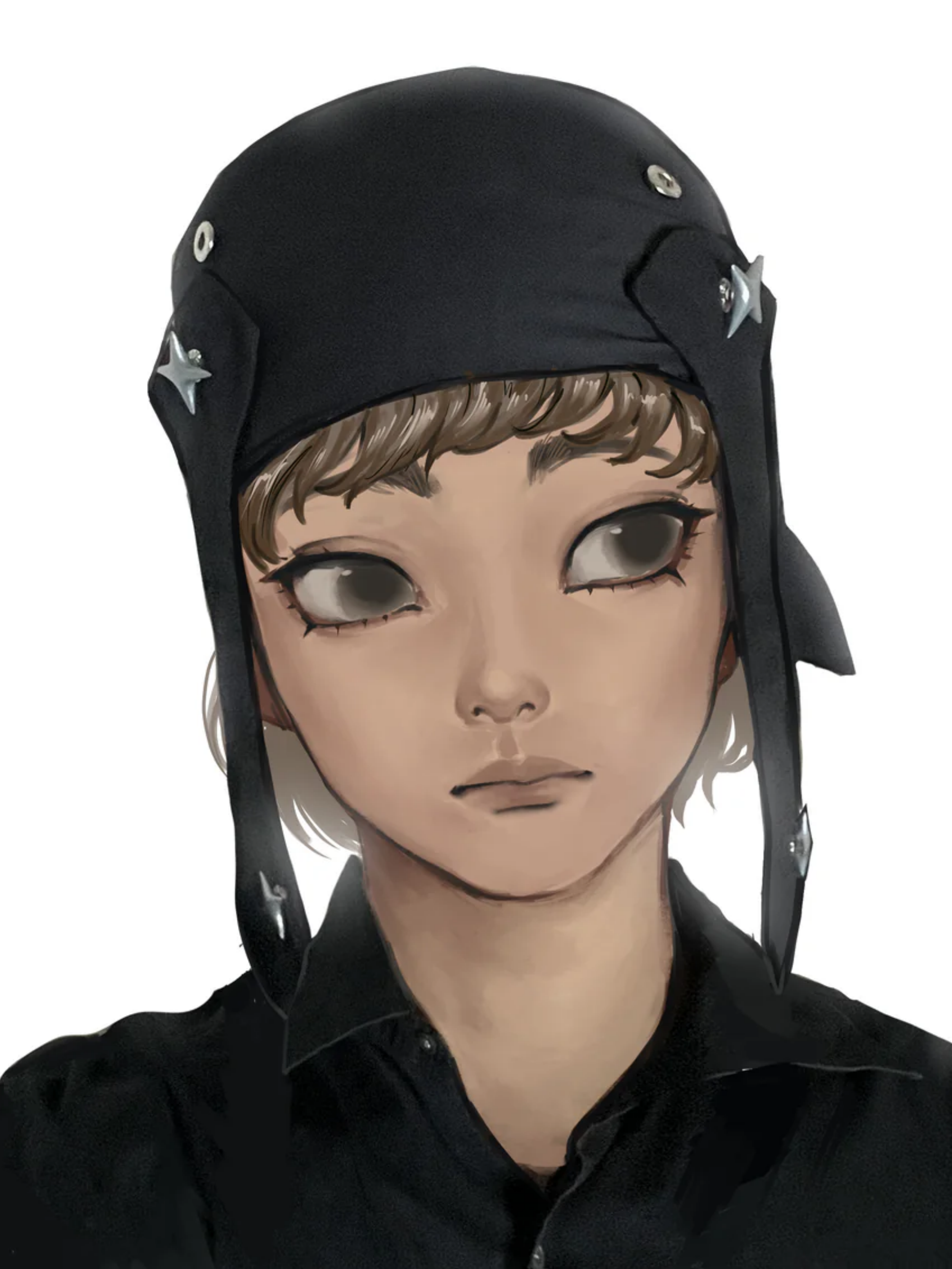 BANDANA | DARK GRAY-CROSS