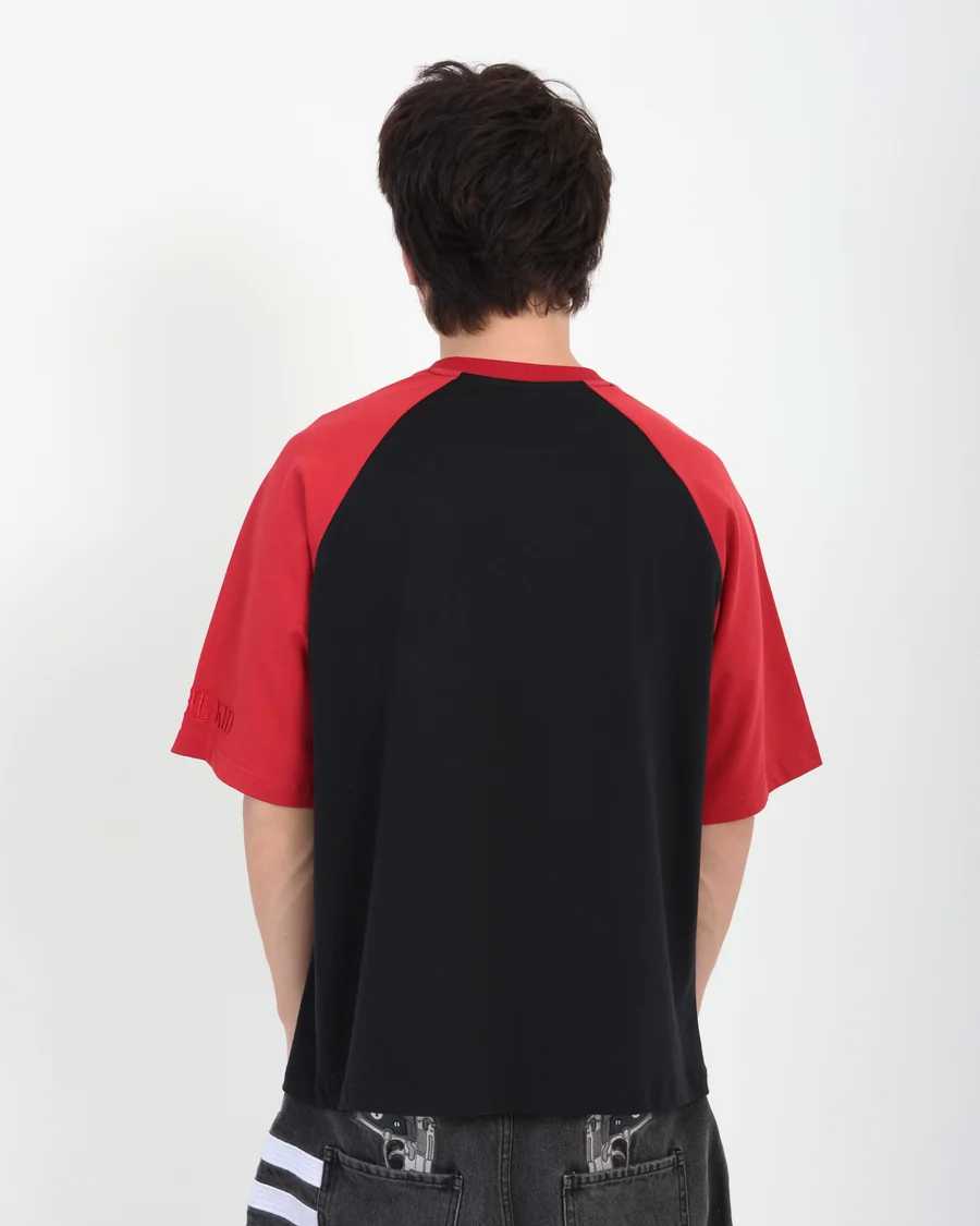 THREE LINE RAGLAN TEE