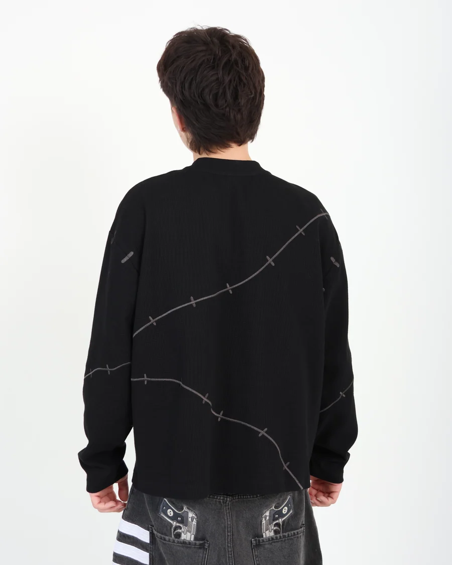 THREE STITCH HENLEY