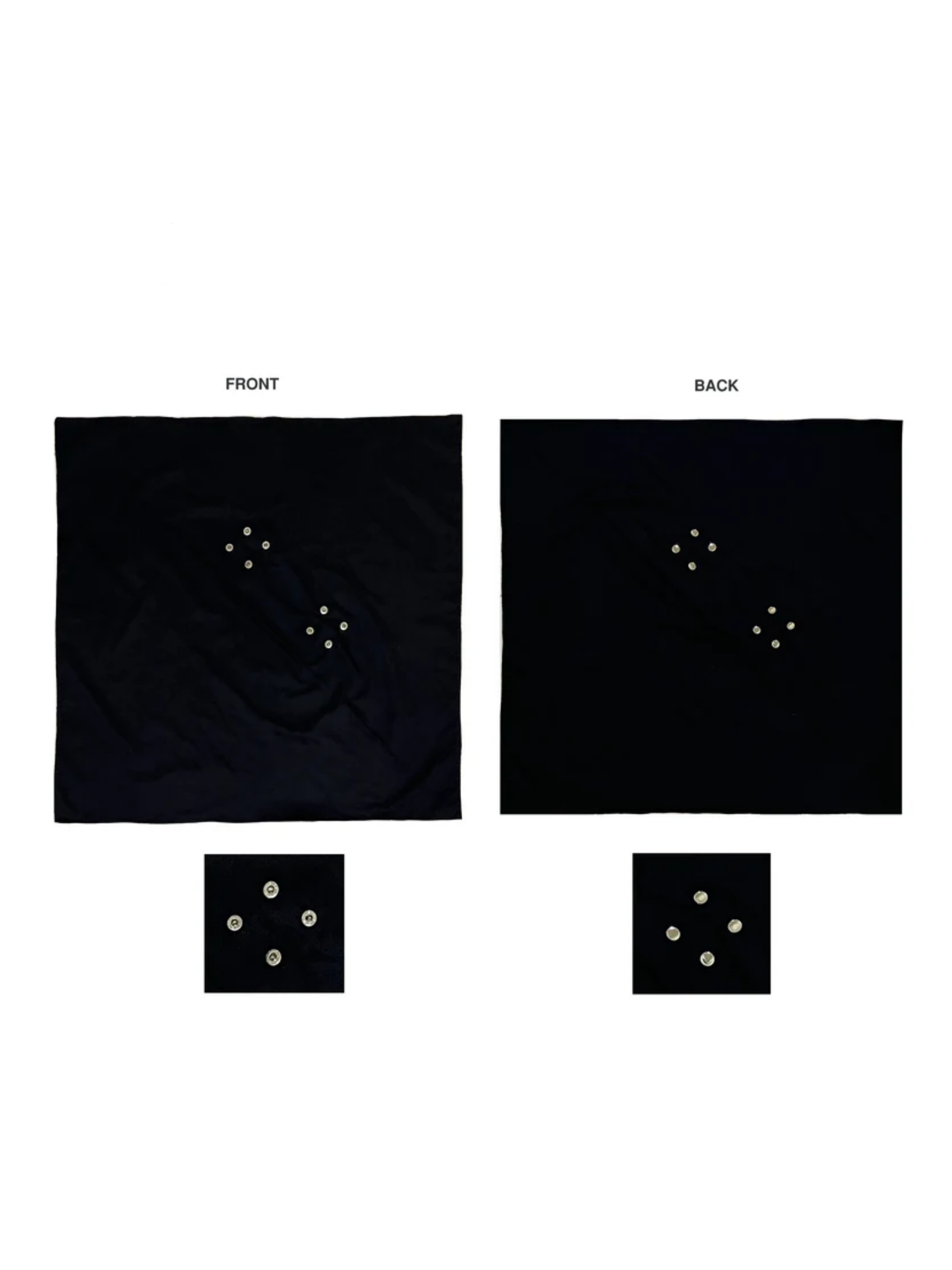 BANDANA | DARK GRAY-CROSS