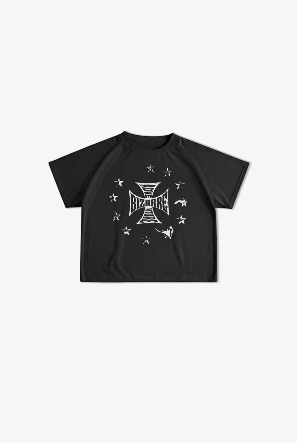 Vintage Cross Star Cropped Tee