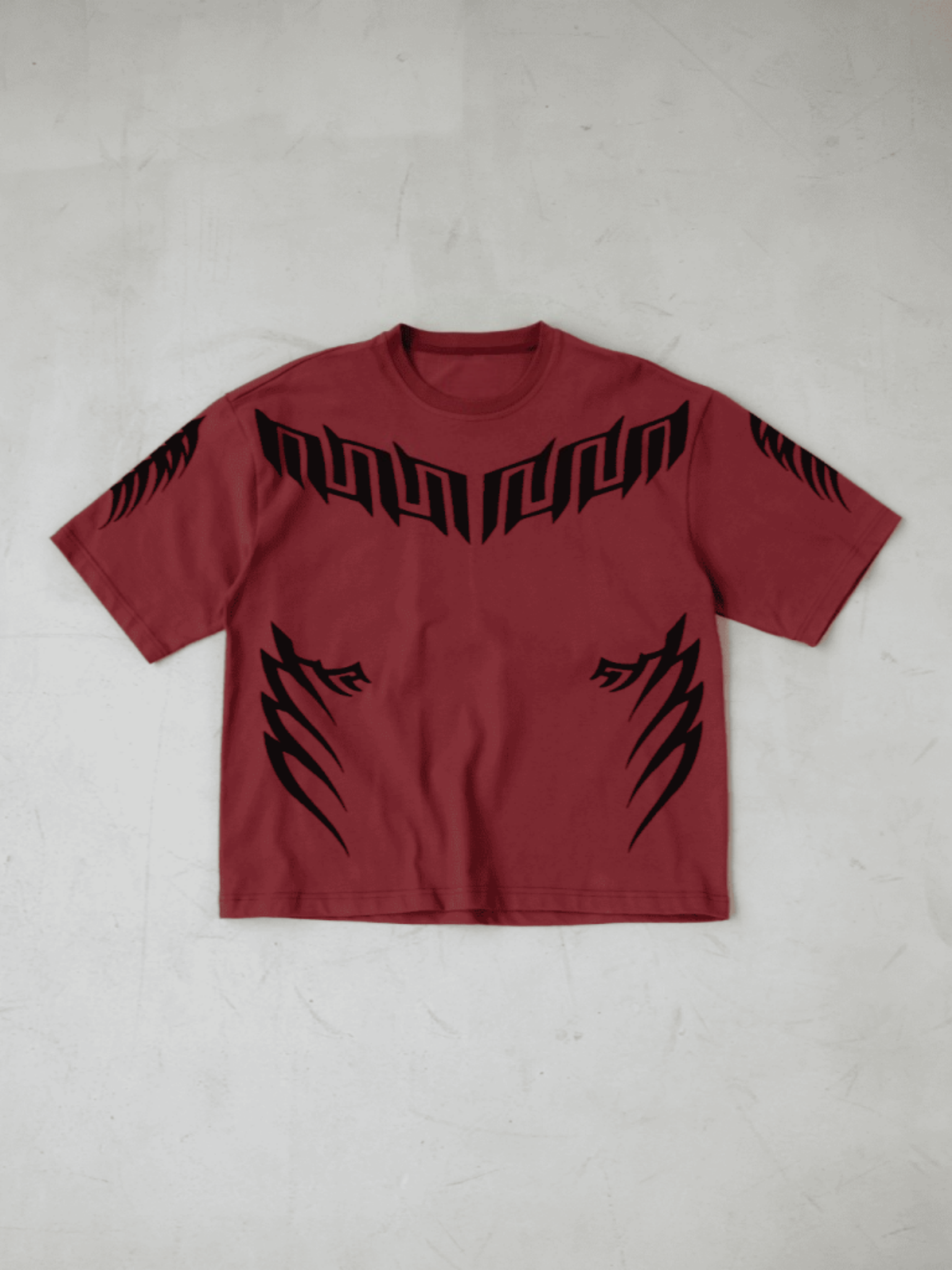 CRIMSON STITCH TEE