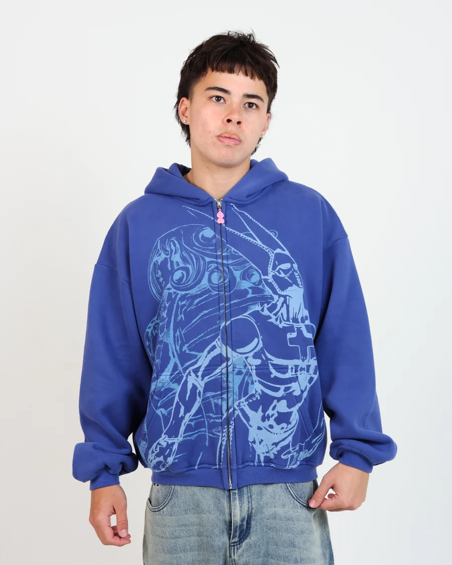 BREACH EMBLEM ZIP-UP HOODIE