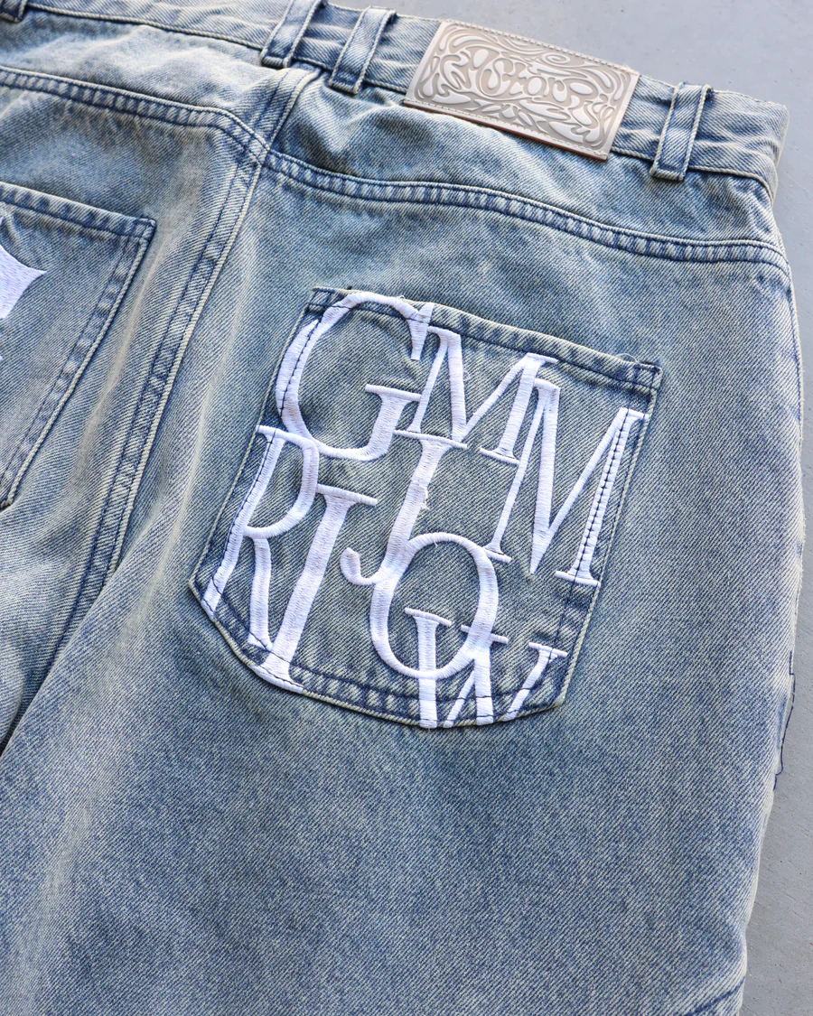 FANG PANEL DENIM