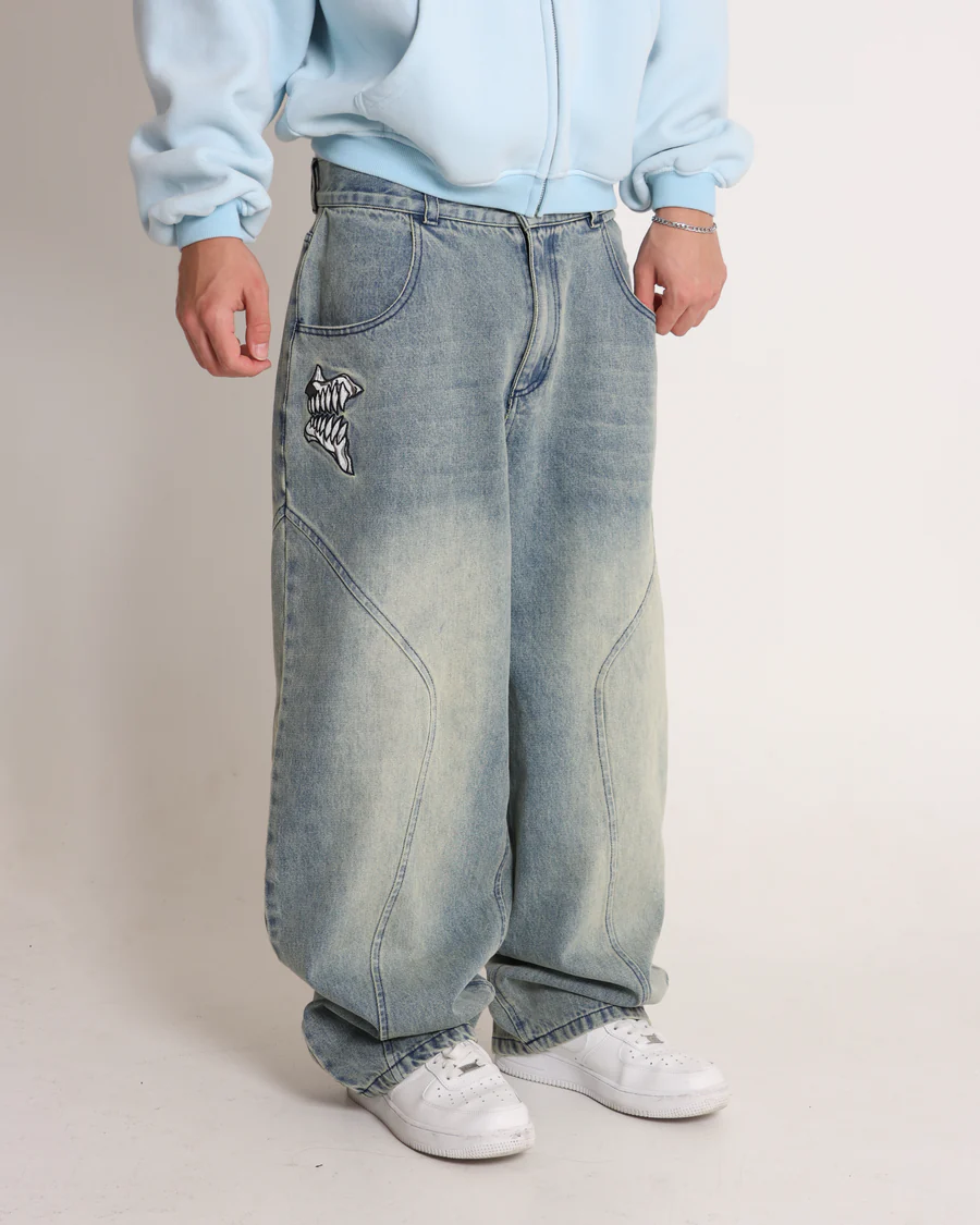 FANG PANEL DENIM