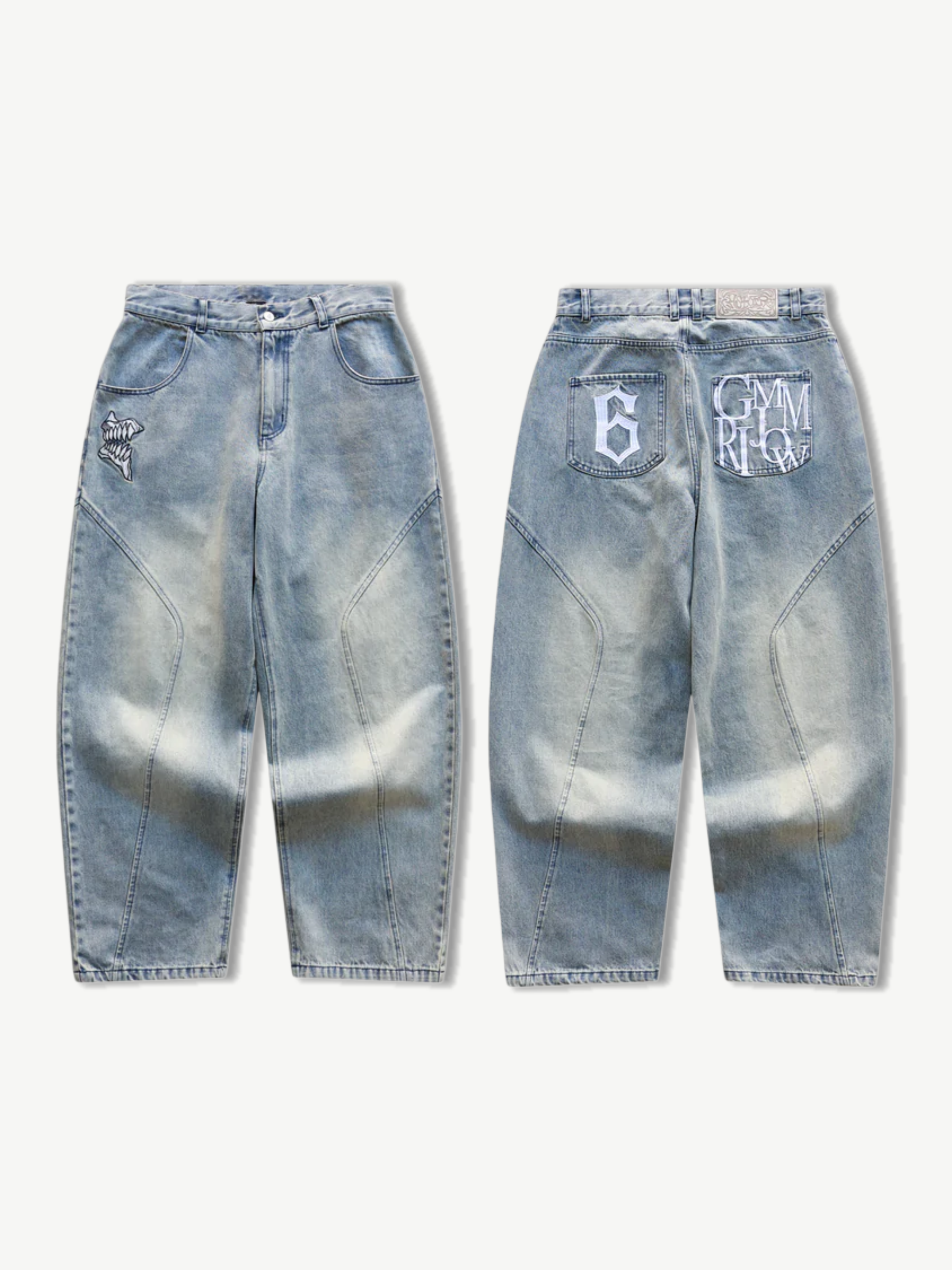 FANG PANEL DENIM