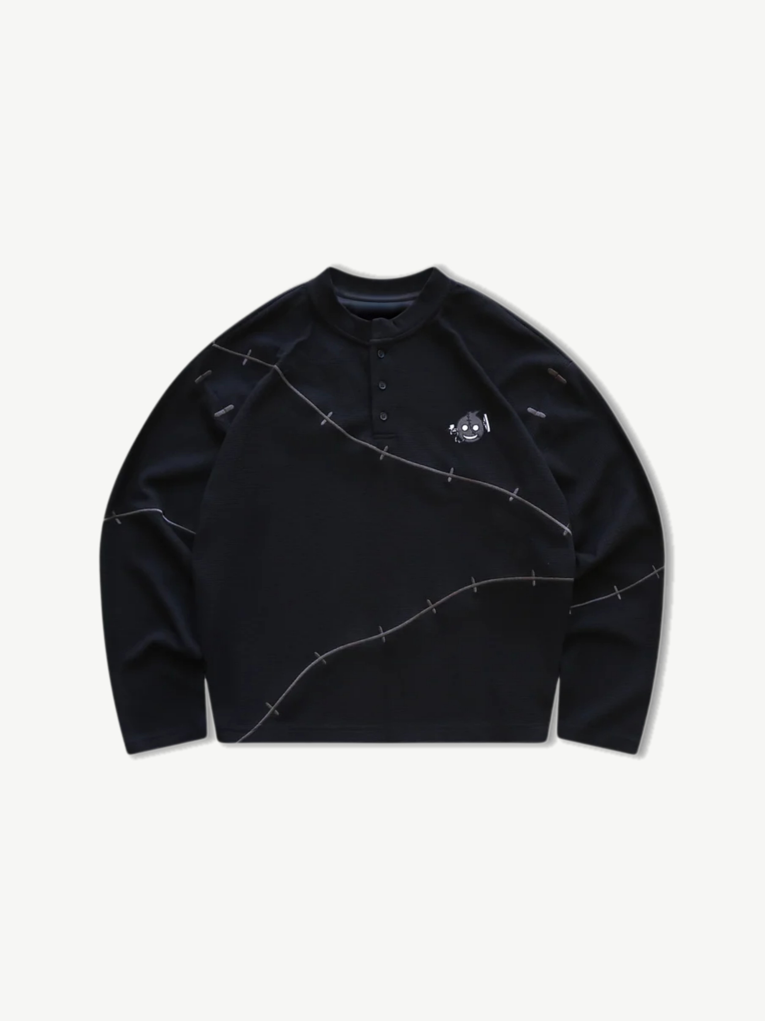 THREE STITCH HENLEY