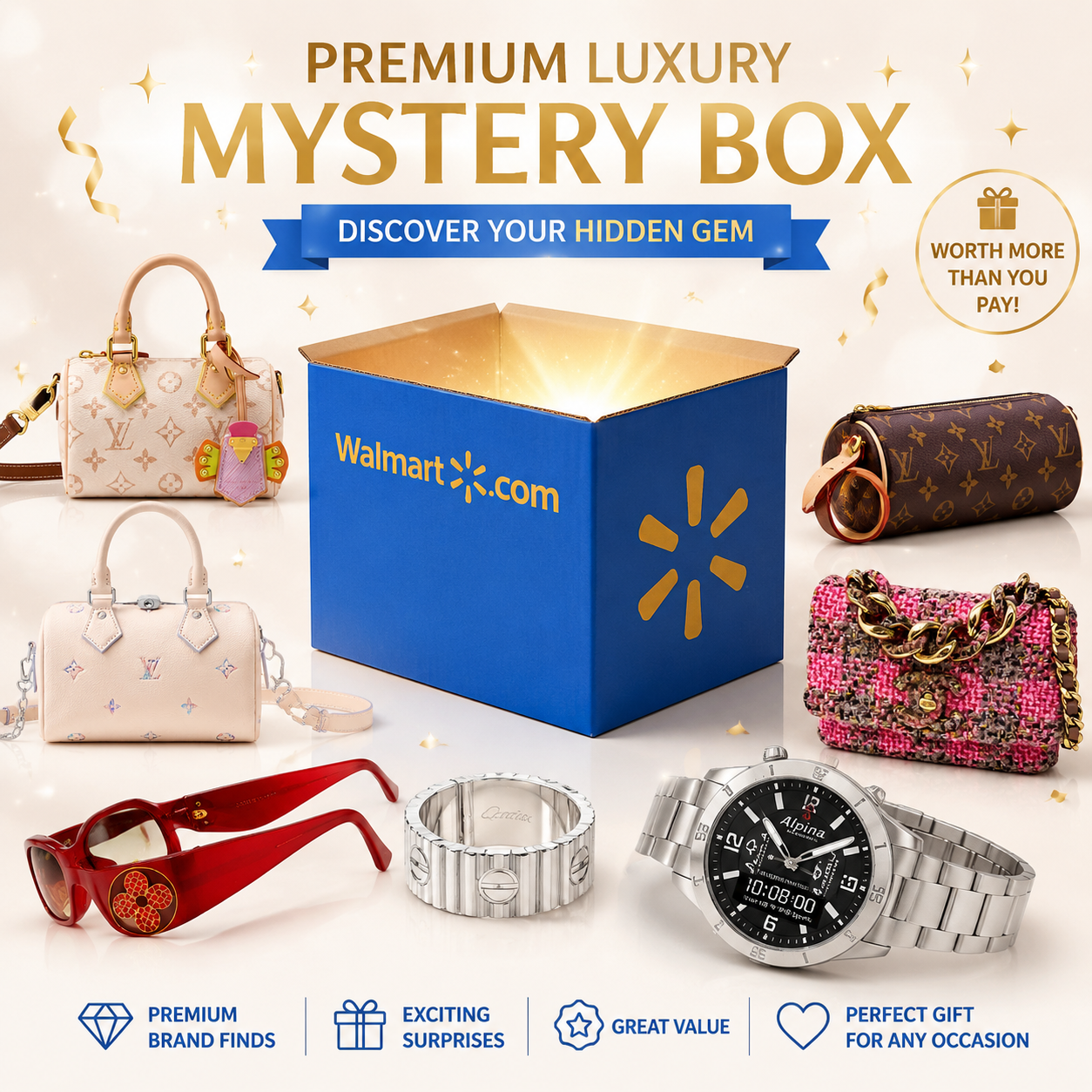 💎 Premium Jewelry Mystery Box ✨ Discover Your Hidden Gem