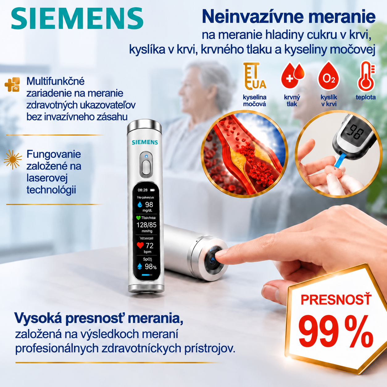 ✅ A 2027-es év legújabb orvostechnológiai innovációja: nem invazív, intelligens vércukorszint-mérő eszköz 99,9%-os pontossággal