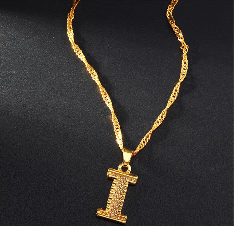 🎁 50% sleva na všechny produkty !🌌Zlaté iniciály A-Z přívěsek náhrdelník🌙