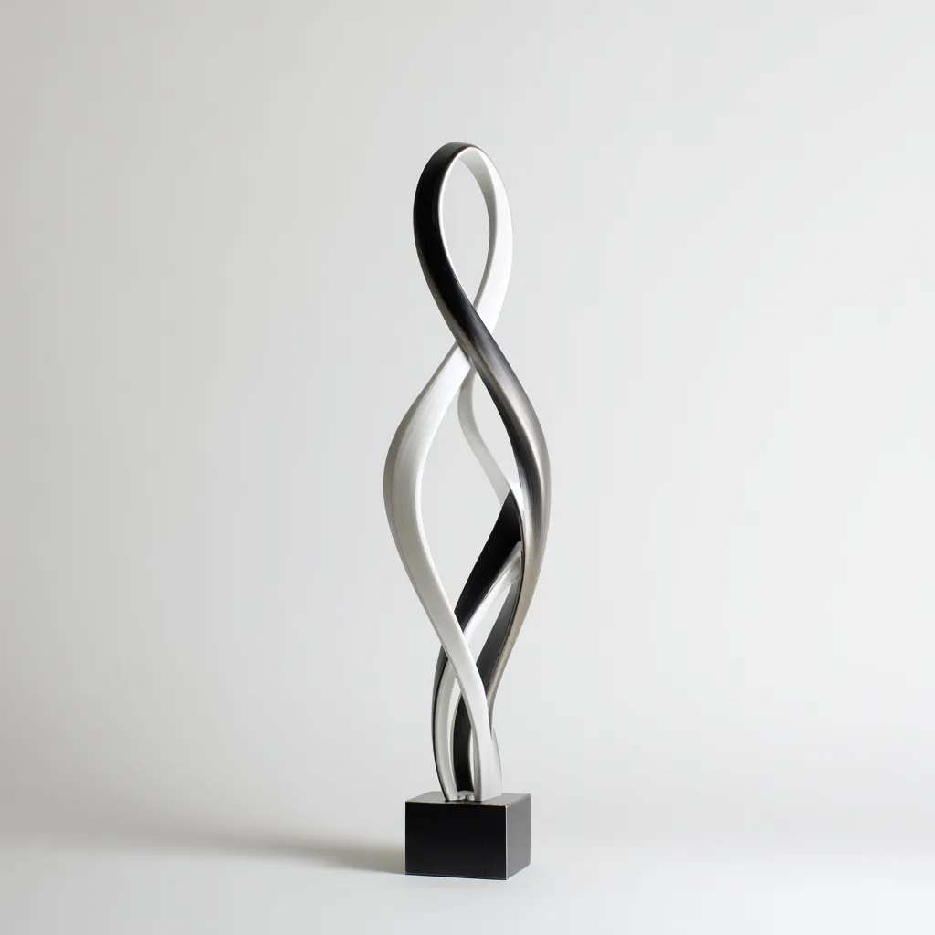 Lampadaire Métal-Résine 25x25x160 cm - Noir-Blanc - Style contemporain-Homigetio