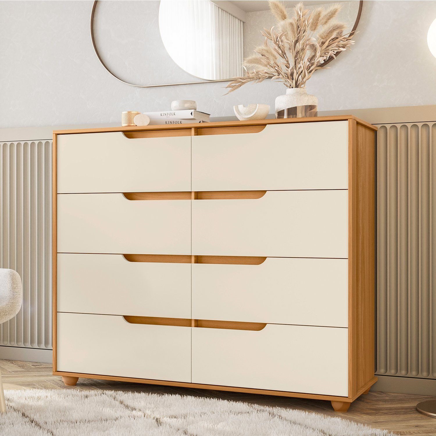 COMBO CLOSET 4P+COMODA DOB CARV