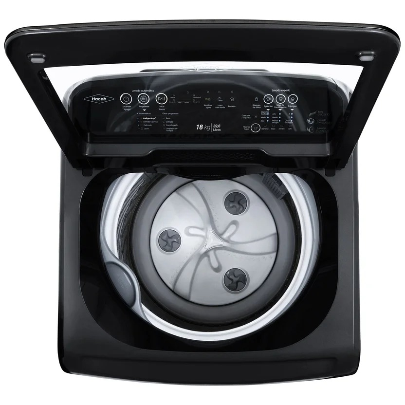 Lavadora Carga Superior 18 Kg Digital Gris LA 18EVI16B-CC1HW