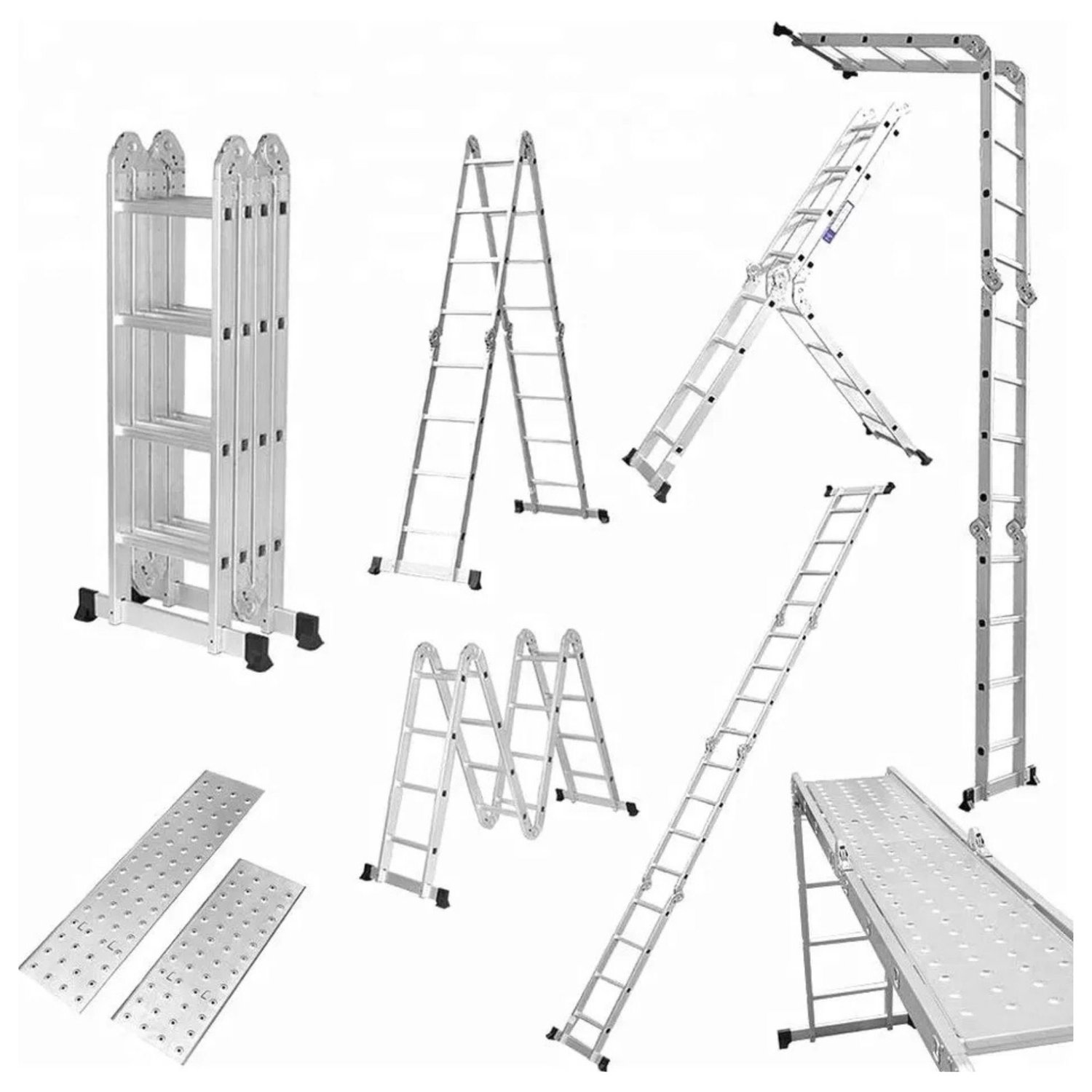 Escalera multiposición 16 peldaños Rotomartillo 6 JOULES MALETA