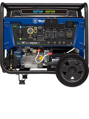 Westinghouse WGEN9500DF toma de corriente 14-30R L14-30R GFCI Home Power Backup propano Dual Fuel Gas Gasolina